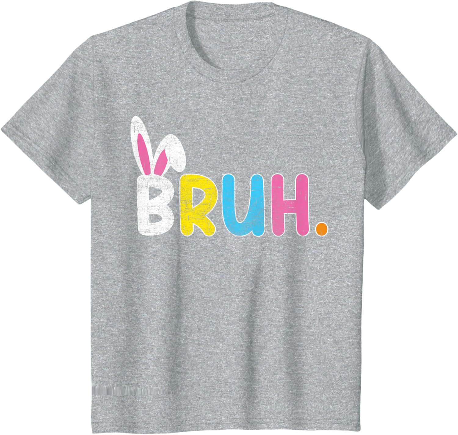 Bruh Meme Easter Day Funny Bunny Eggs Teens Boys Kids Men T-Shirt