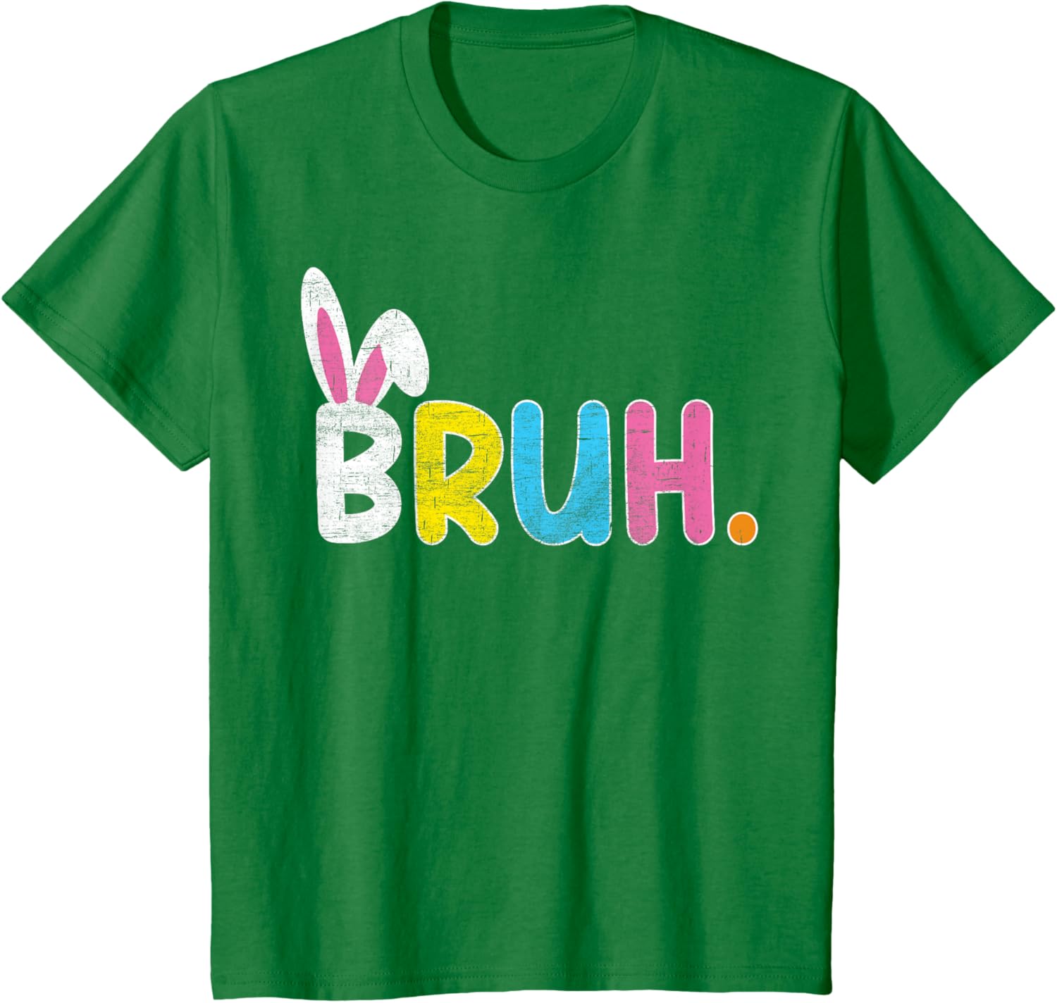 Bruh Meme Easter Day Funny Bunny Eggs Teens Boys Kids Men T-Shirt