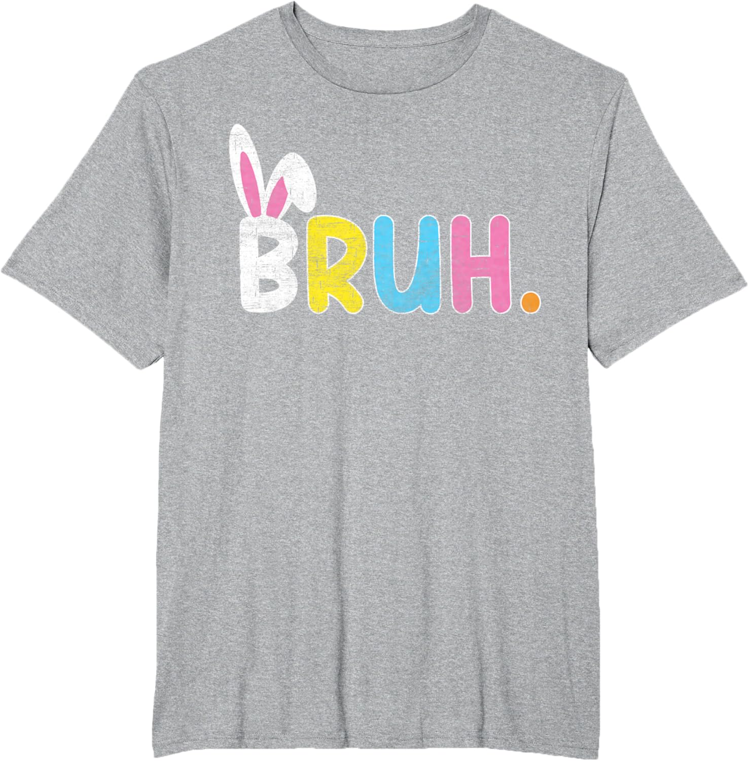 Bruh Meme Easter Day Funny Bunny Eggs Teens Boys Kids Men T-Shirt