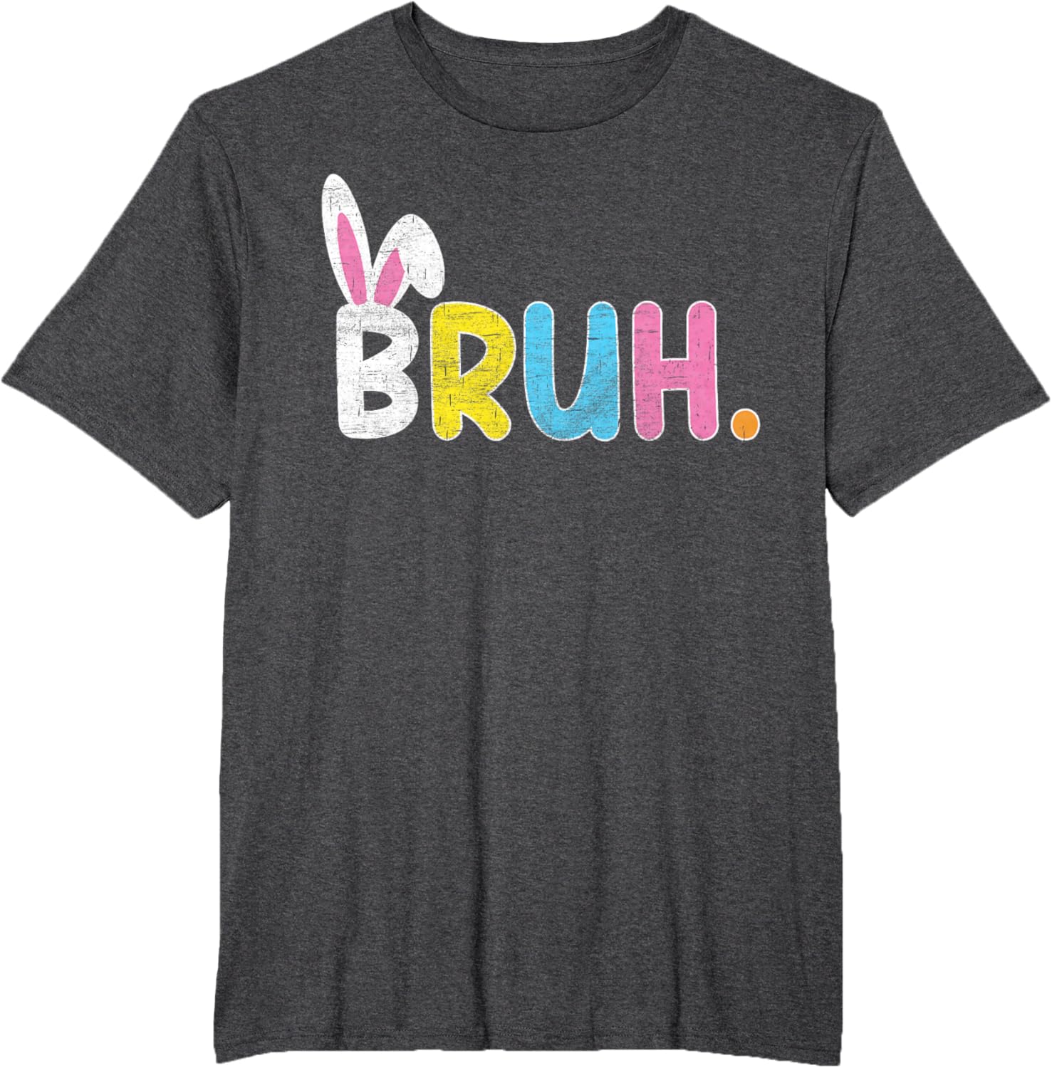 Bruh Meme Easter Day Funny Bunny Eggs Teens Boys Kids Men T-Shirt