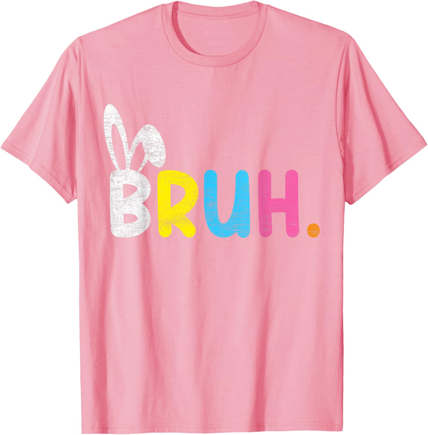 Bruh Meme Easter Day Funny Bunny Eggs Teens Boys Kids Men T-Shirt