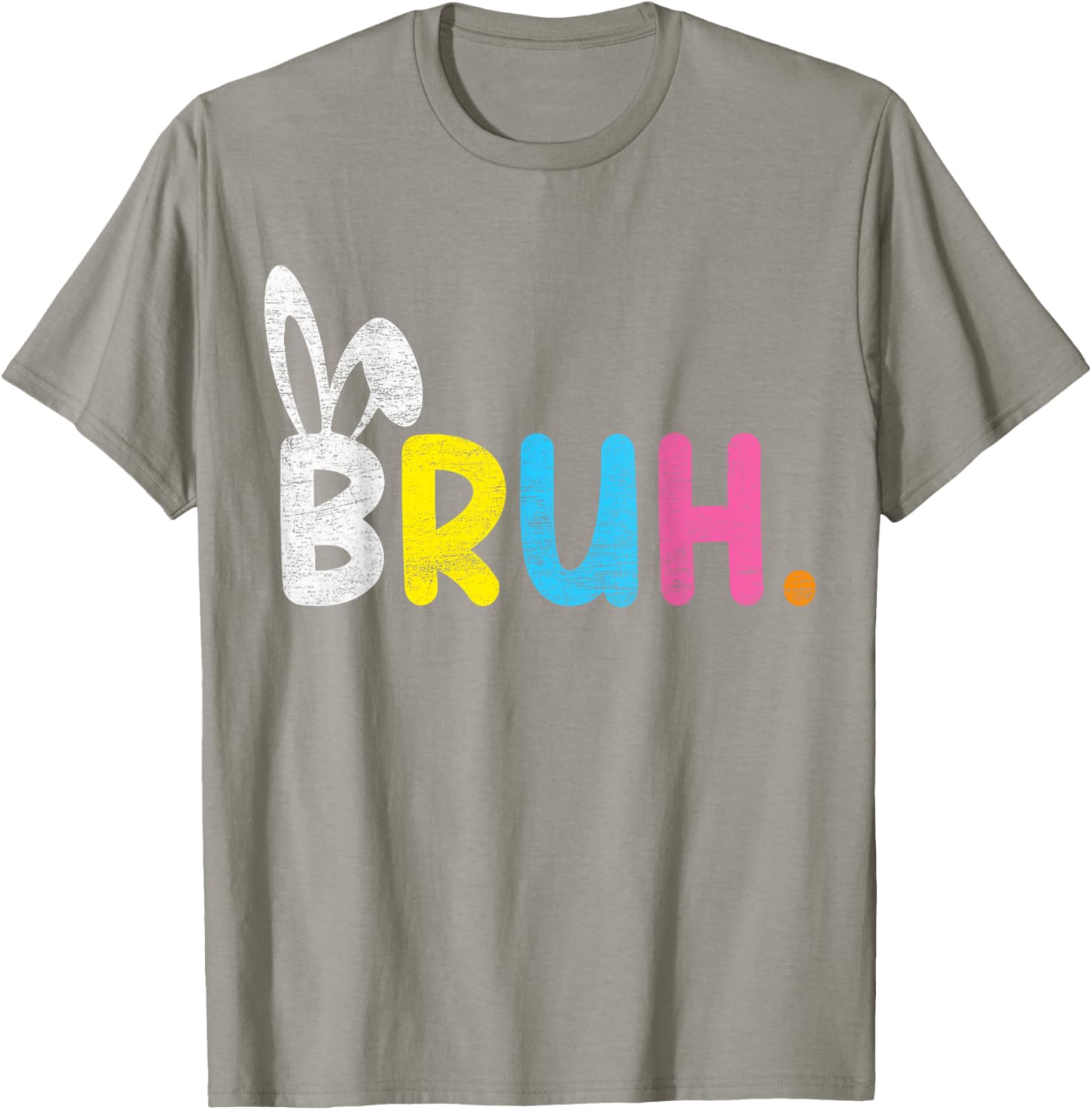 Bruh Meme Easter Day Funny Bunny Eggs Teens Boys Kids Men T-Shirt