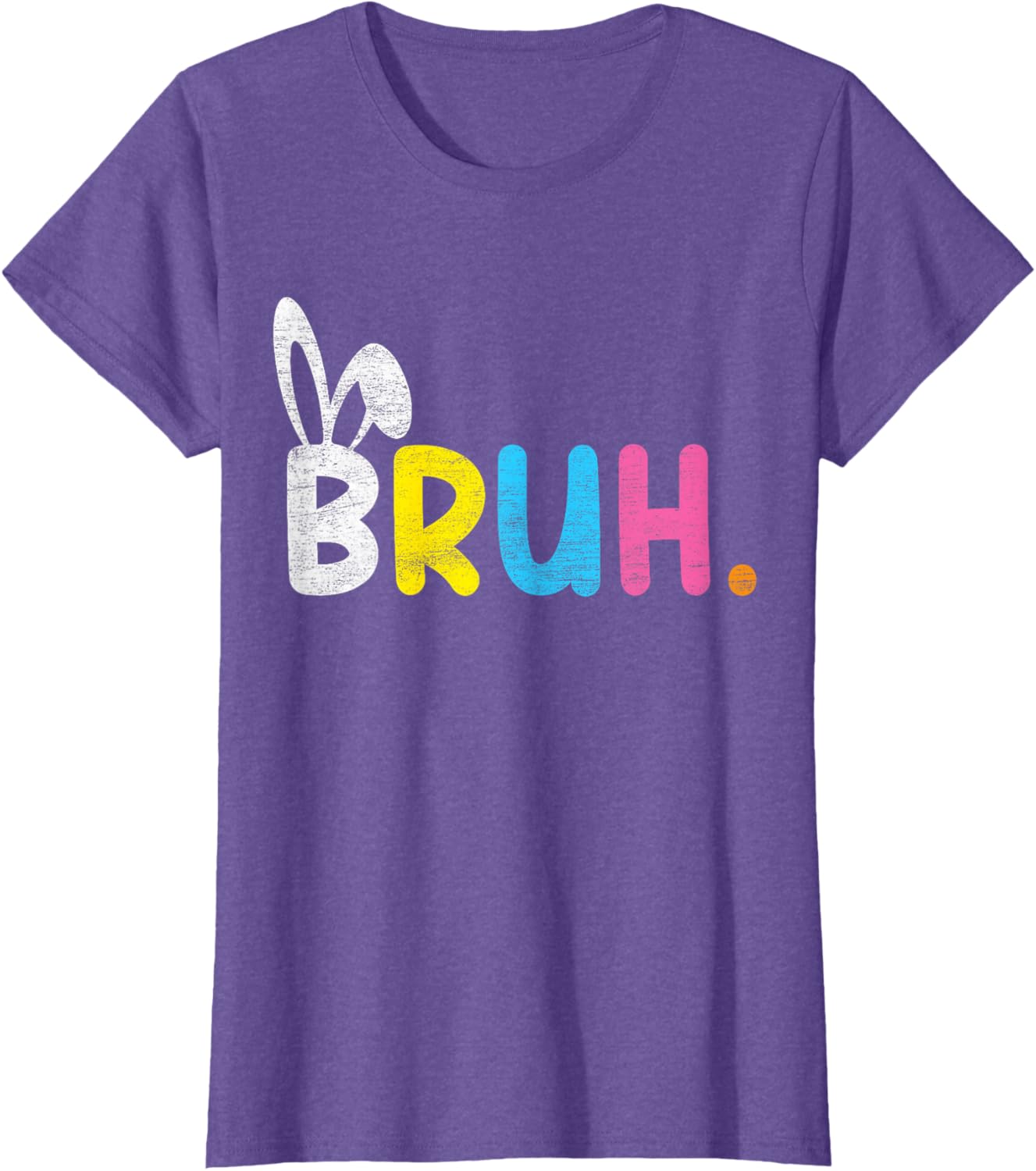 Bruh Meme Easter Day Funny Bunny Eggs Teens Boys Kids Men T-Shirt