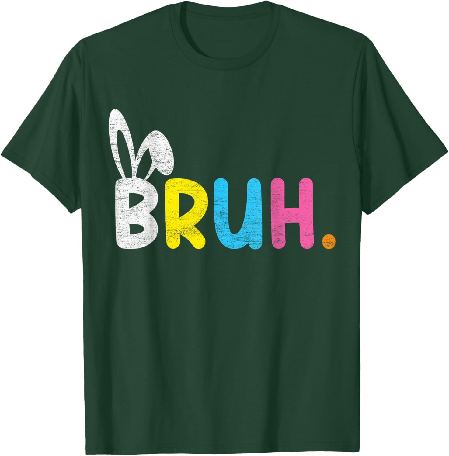 Bruh Meme Easter Day Funny Bunny Eggs Teens Boys Kids Men T-Shirt