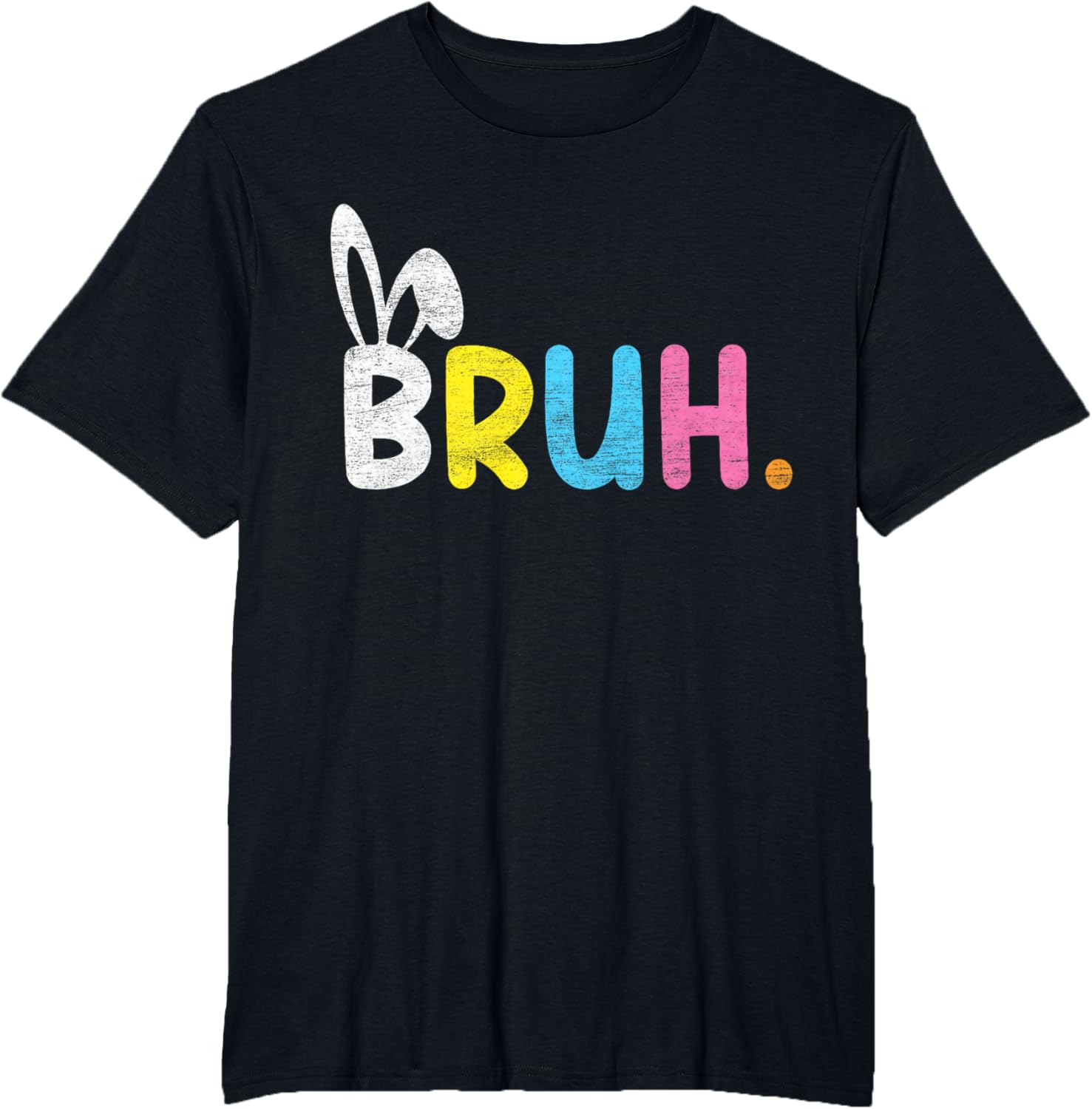 Bruh Meme Easter Day Funny Bunny Eggs Teens Boys Kids Men T-Shirt