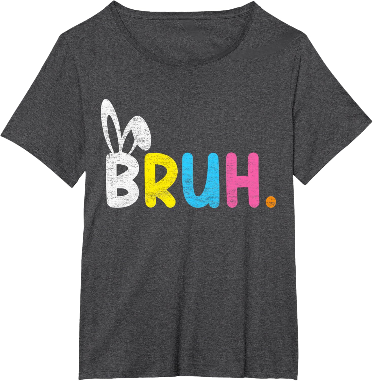 Bruh Meme Easter Day Funny Bunny Eggs Teens Boys Kids Men T-Shirt