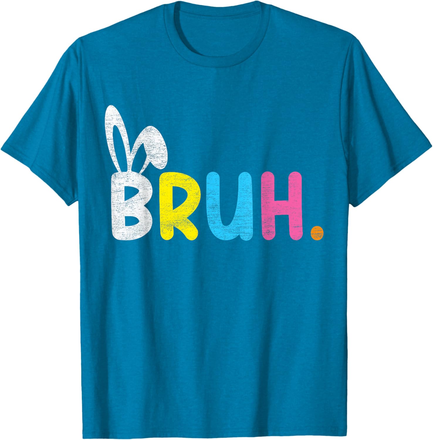 Bruh Meme Easter Day Funny Bunny Eggs Teens Boys Kids Men T-Shirt