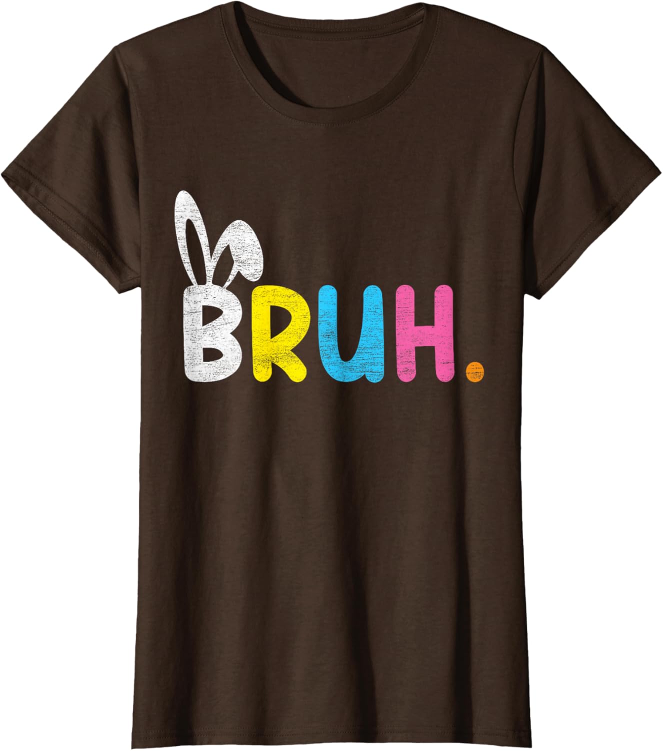 Bruh Meme Easter Day Funny Bunny Eggs Teens Boys Kids Men T-Shirt