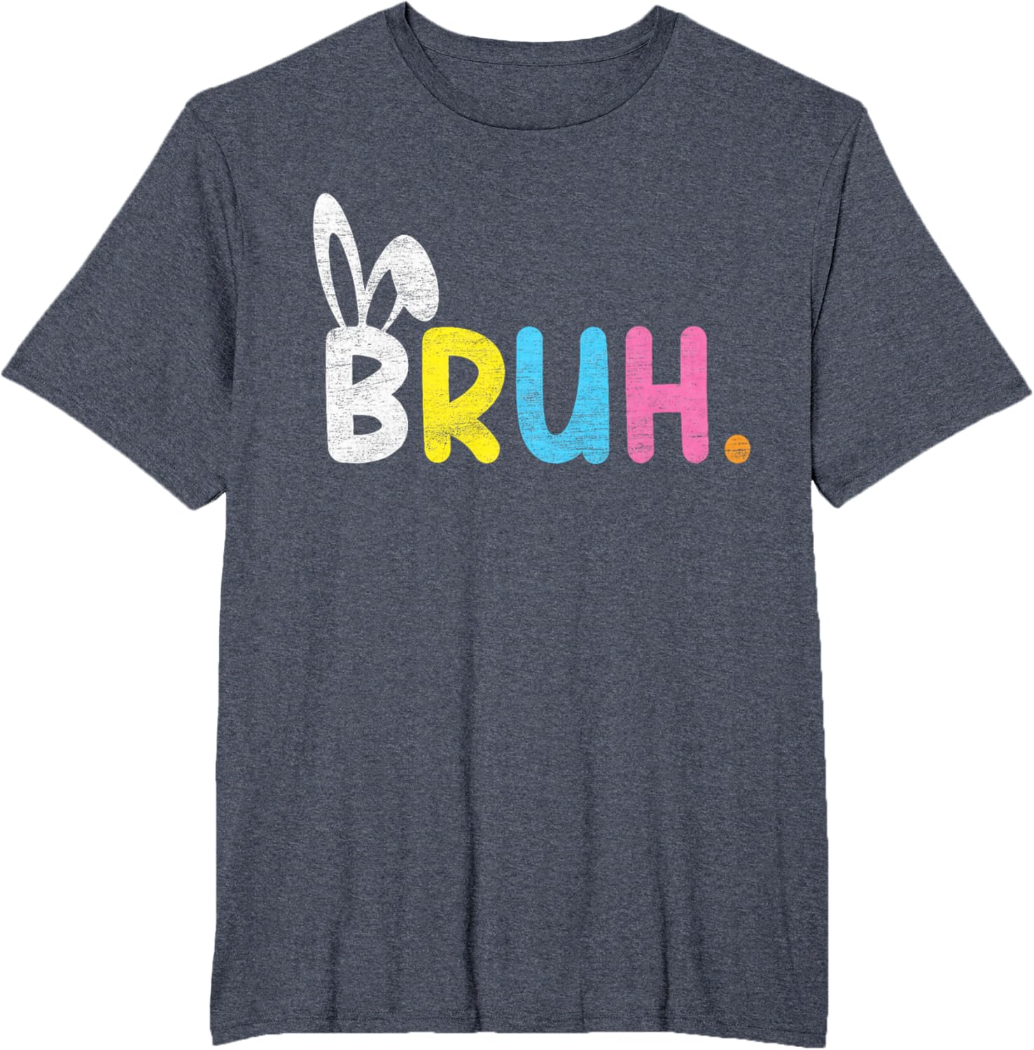 Bruh Meme Easter Day Funny Bunny Eggs Teens Boys Kids Men T-Shirt