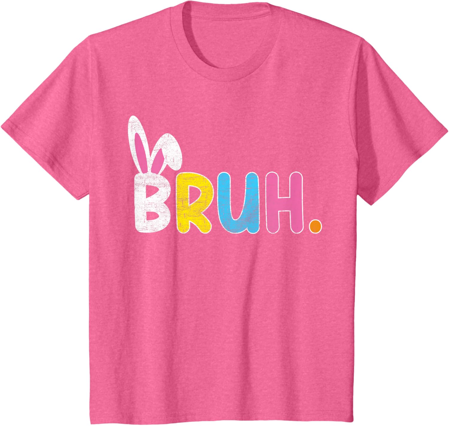 Bruh Meme Easter Day Funny Bunny Eggs Teens Boys Kids Men T-Shirt