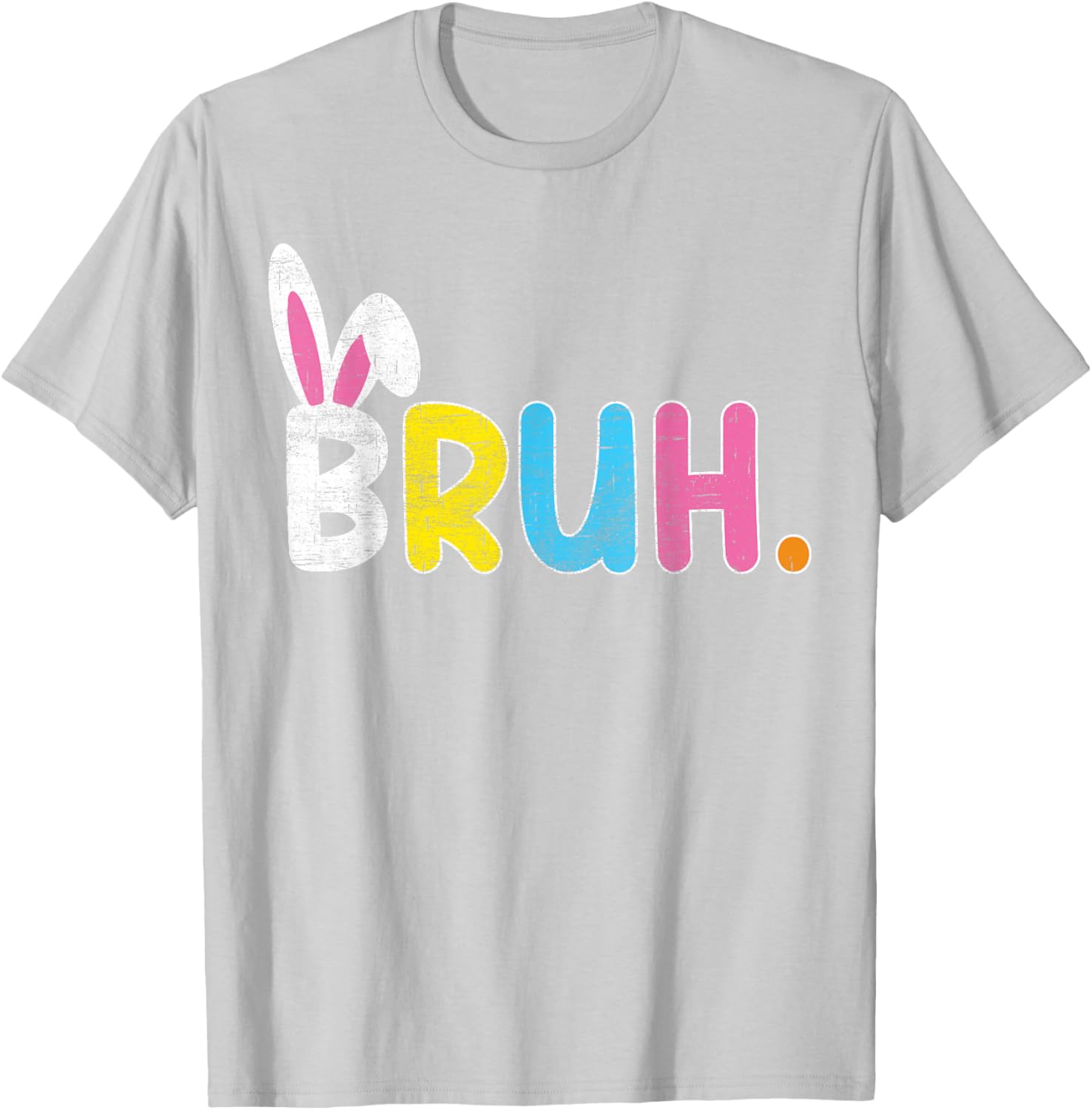 Bruh Meme Easter Day Funny Bunny Eggs Teens Boys Kids Men T-Shirt