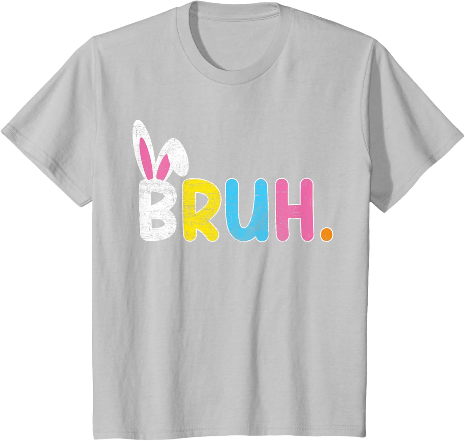 Bruh Meme Easter Day Funny Bunny Eggs Teens Boys Kids Men T-Shirt