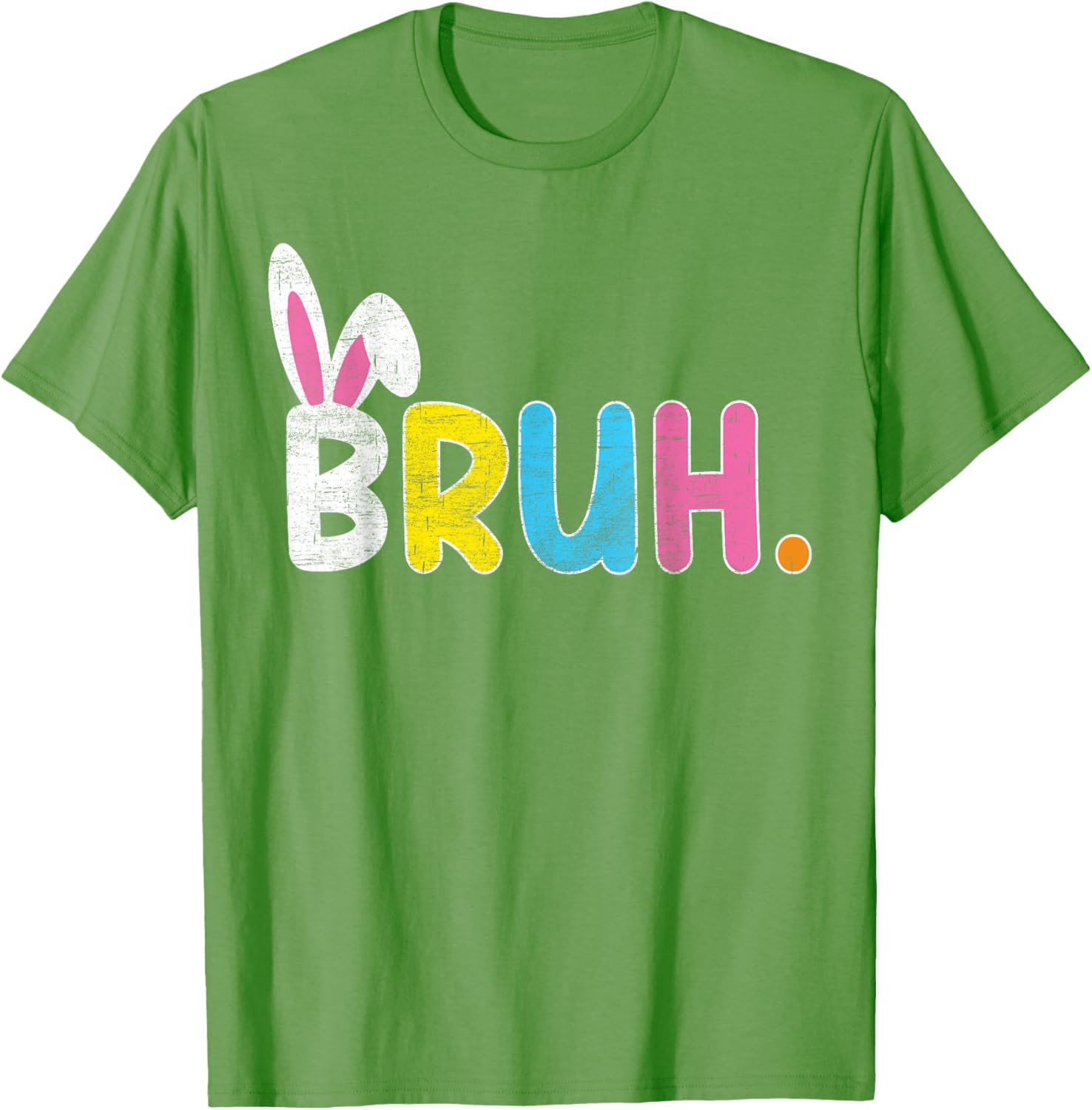 Bruh Meme Easter Day Funny Bunny Eggs Teens Boys Kids Men T-Shirt