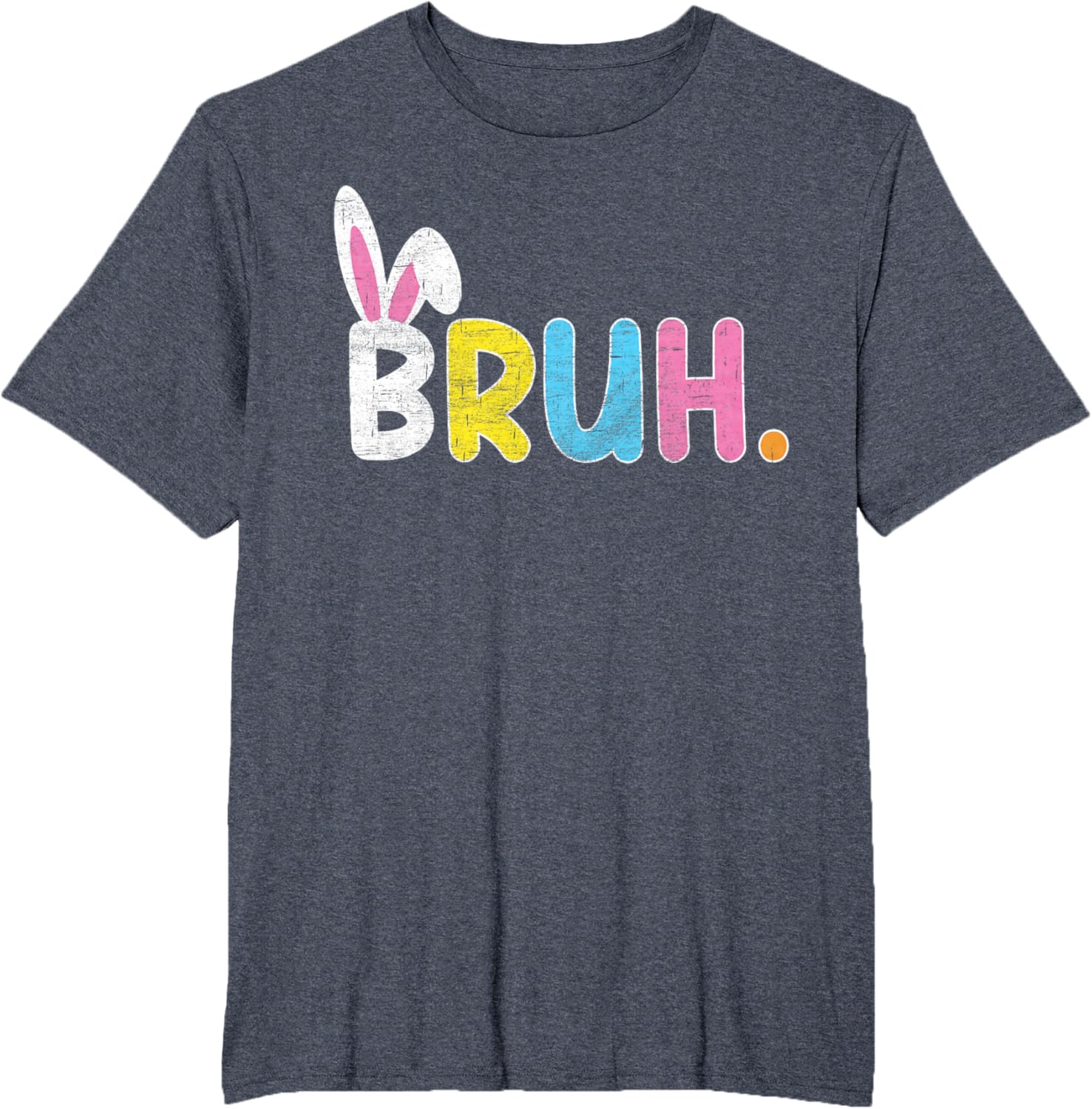 Bruh Meme Easter Day Funny Bunny Eggs Teens Boys Kids Men T-Shirt