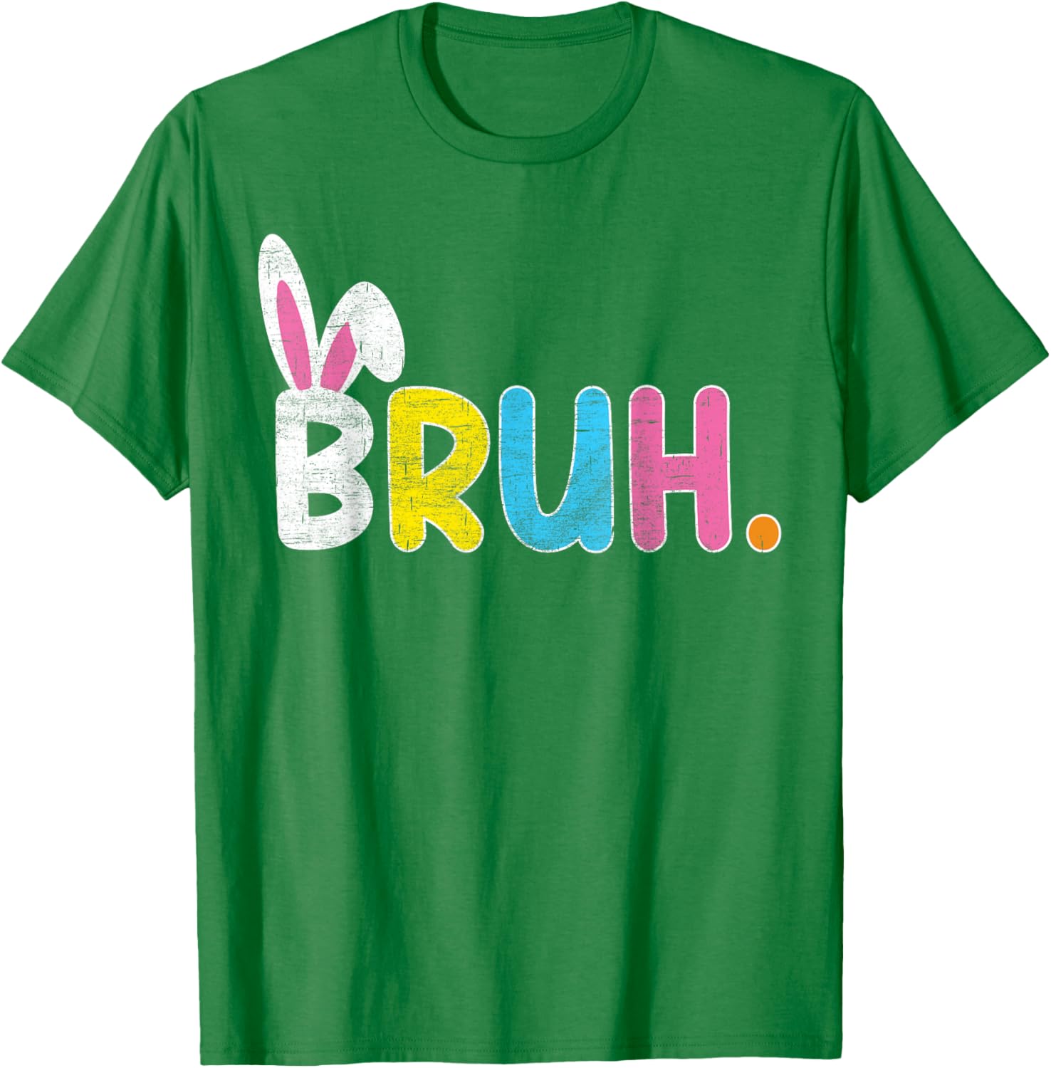 Bruh Meme Easter Day Funny Bunny Eggs Teens Boys Kids Men T-Shirt