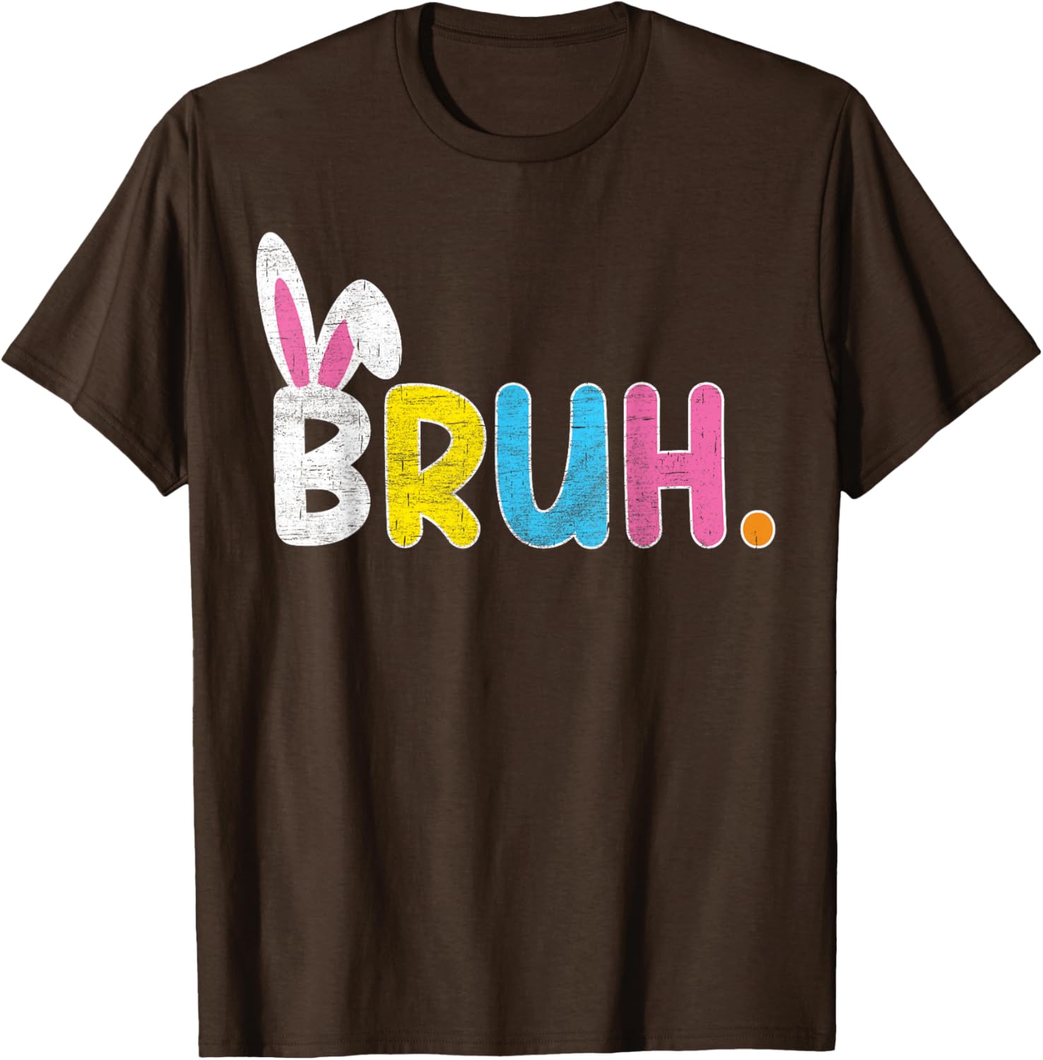 Bruh Meme Easter Day Funny Bunny Eggs Teens Boys Kids Men T-Shirt