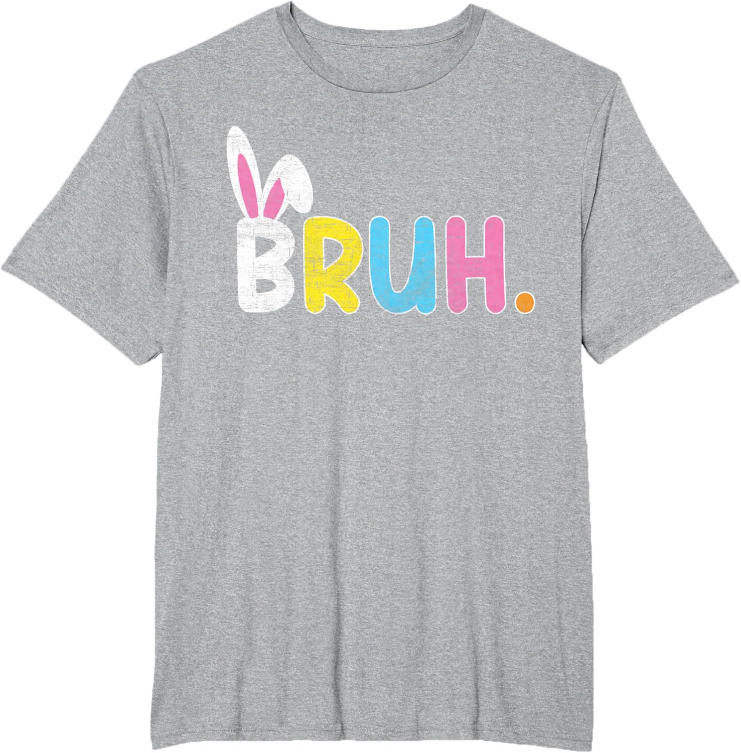 Bruh Meme Easter Day Funny Bunny Eggs Teens Boys Kids Men T-Shirt