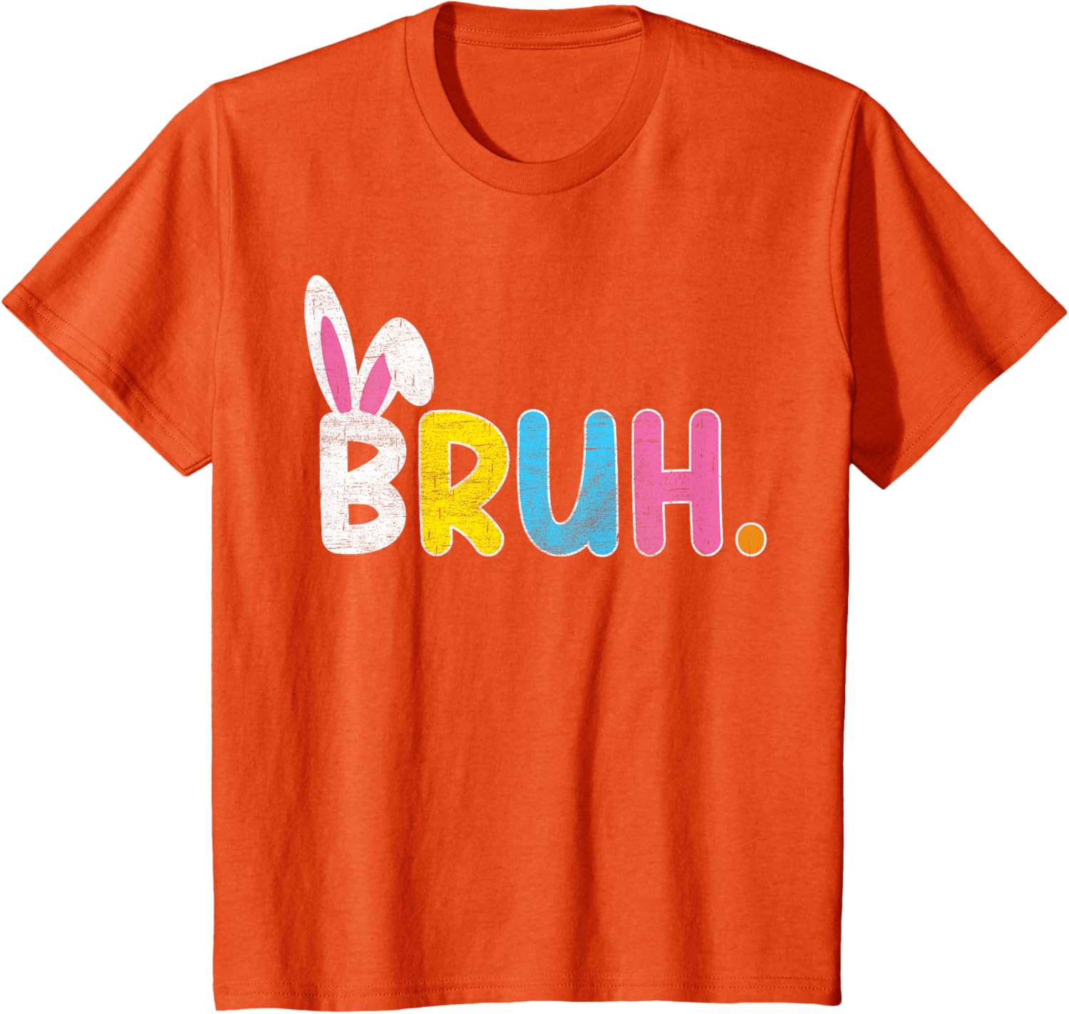 Bruh Meme Easter Day Funny Bunny Eggs Teens Boys Kids Men T-Shirt