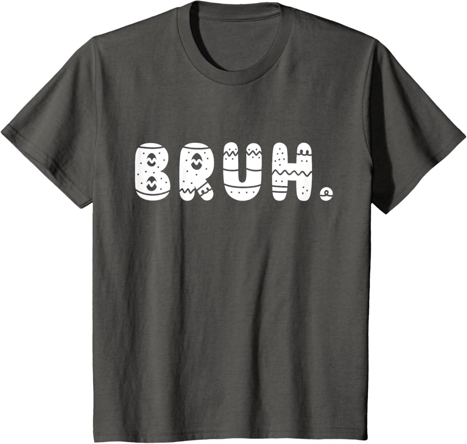 Bruh Meme Easter Day Funny Bunny Eggs Teens Boys Kids Men T-Shirt