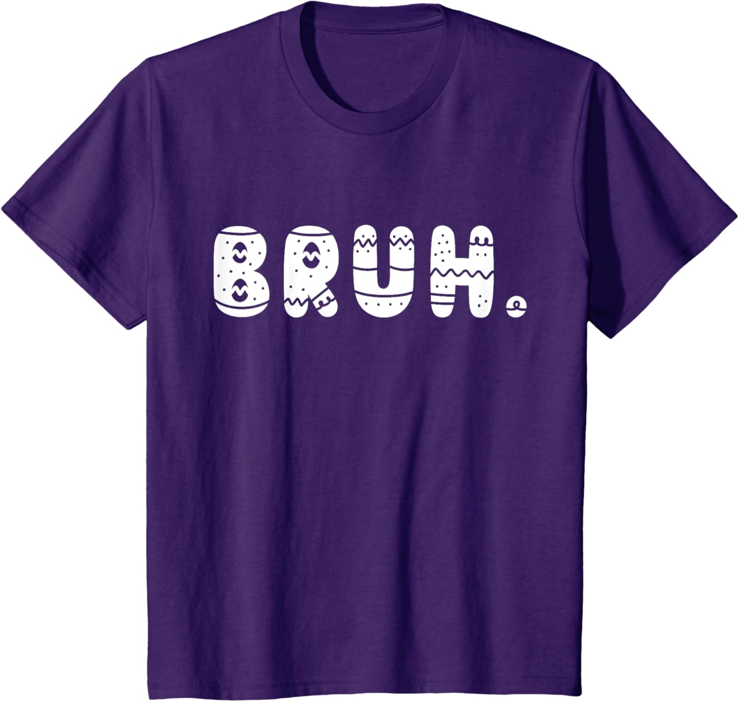 Bruh Meme Easter Day Funny Bunny Eggs Teens Boys Kids Men T-Shirt