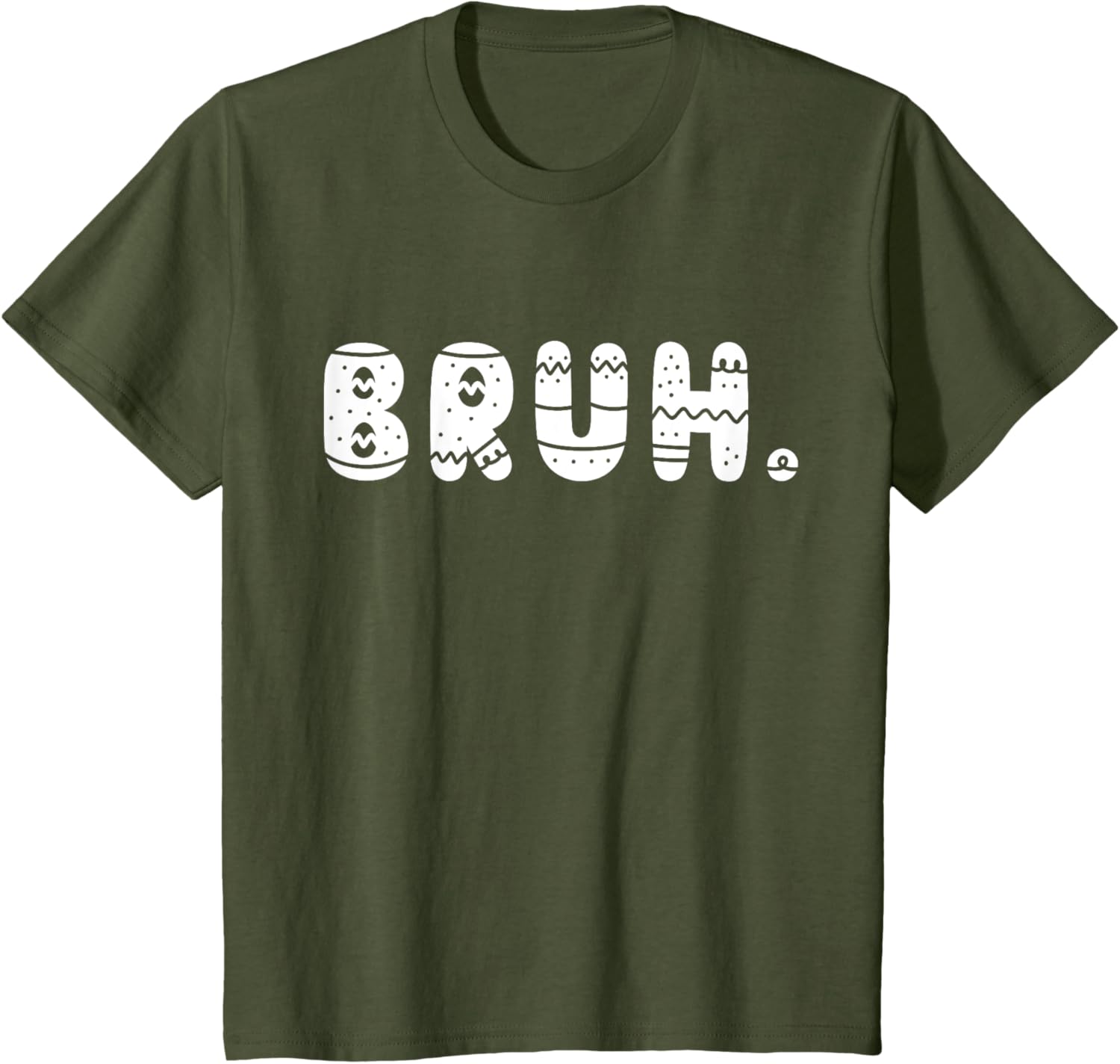 Bruh Meme Easter Day Funny Bunny Eggs Teens Boys Kids Men T-Shirt