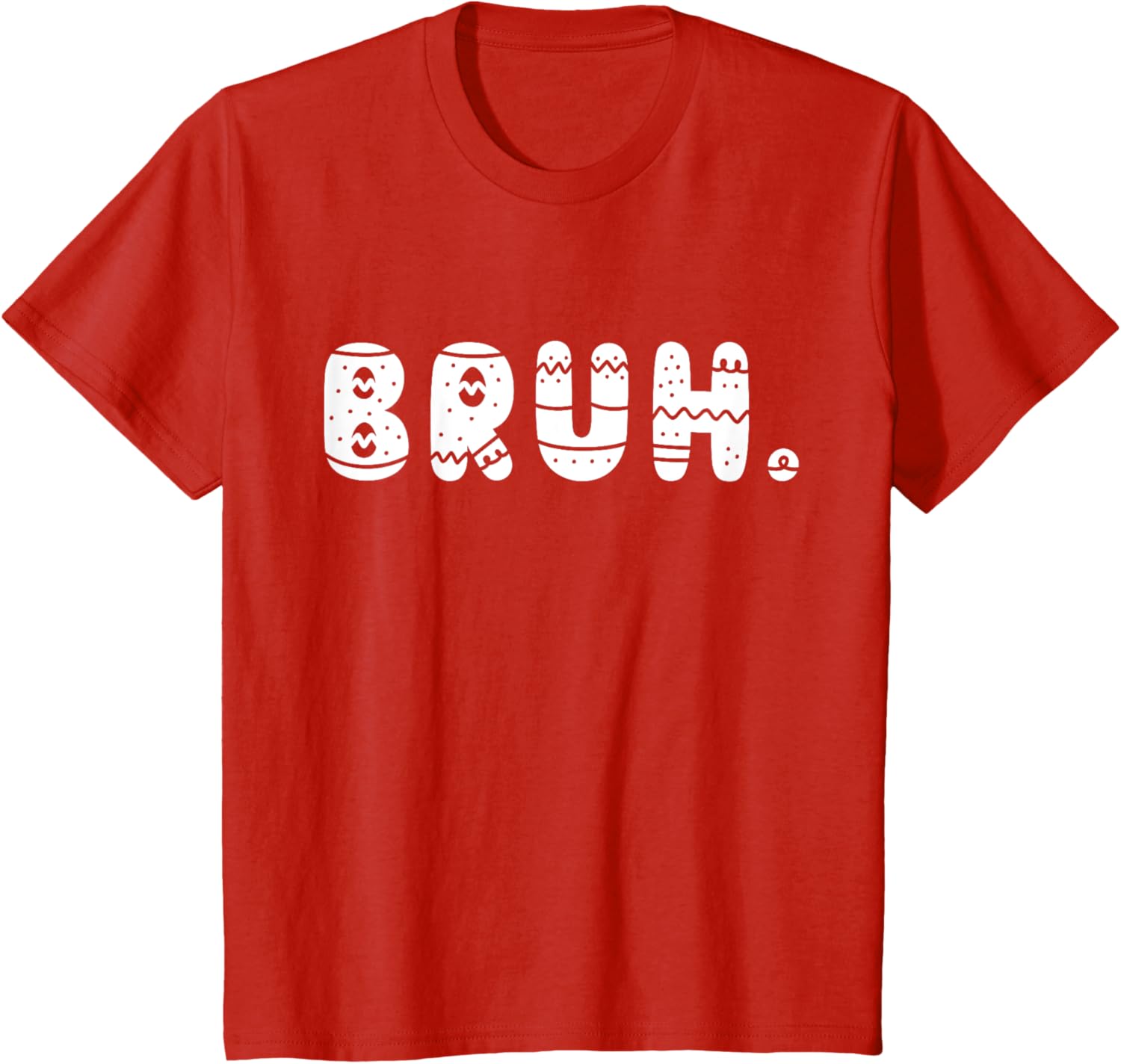 Bruh Meme Easter Day Funny Bunny Eggs Teens Boys Kids Men T-Shirt