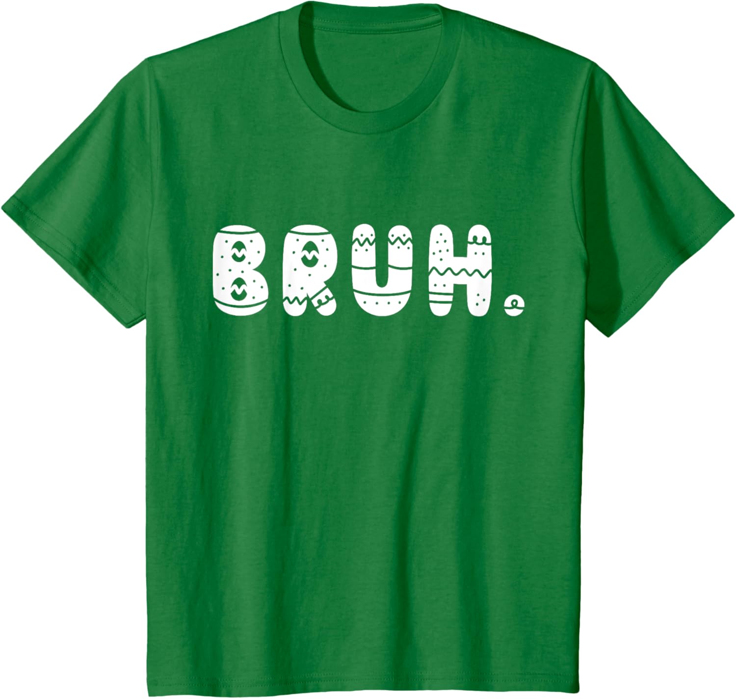 Bruh Meme Easter Day Funny Bunny Eggs Teens Boys Kids Men T-Shirt