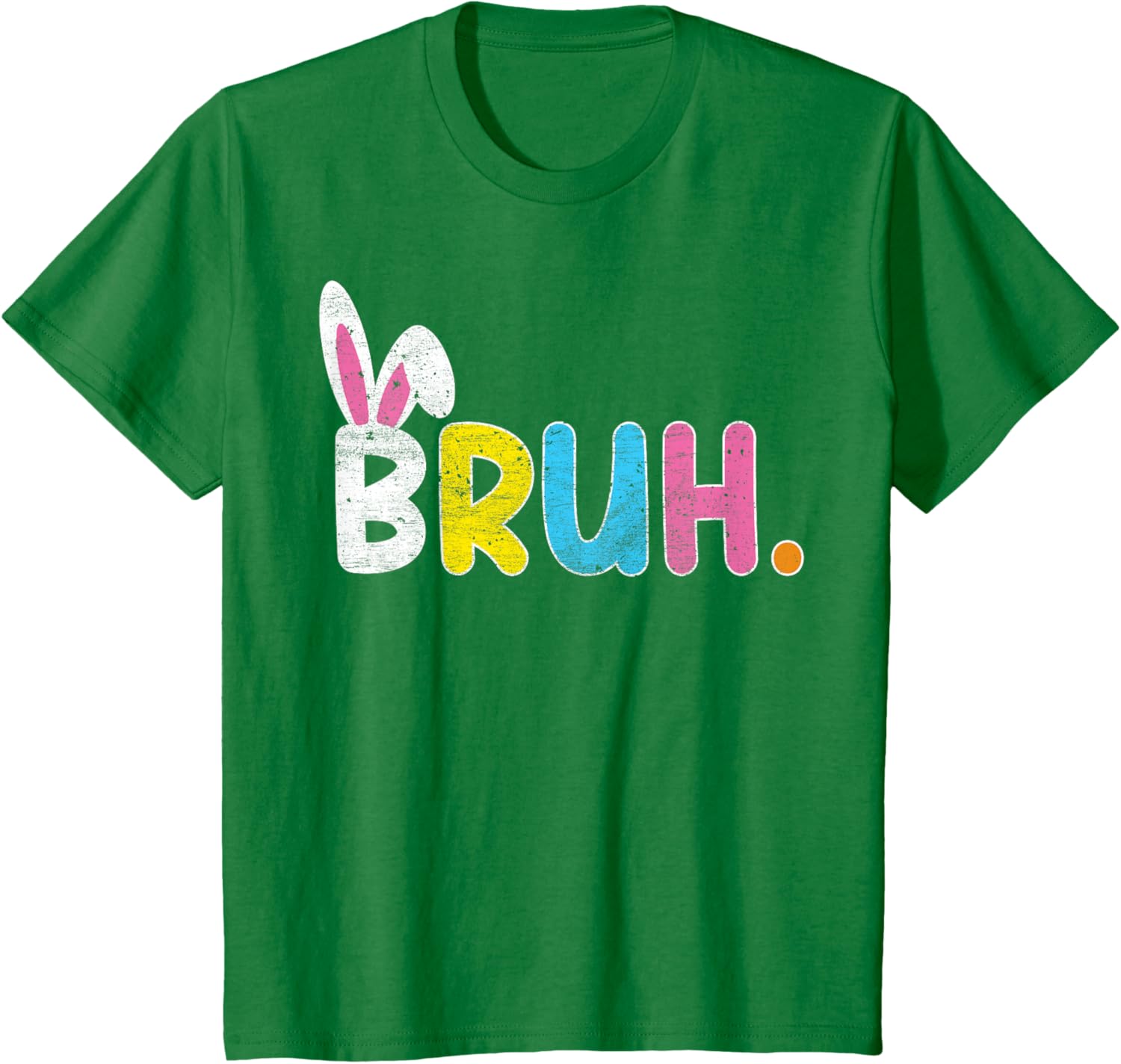 Bruh Meme Easter Day Funny Bunny Eggs Teens Boys Kids Men T-Shirt