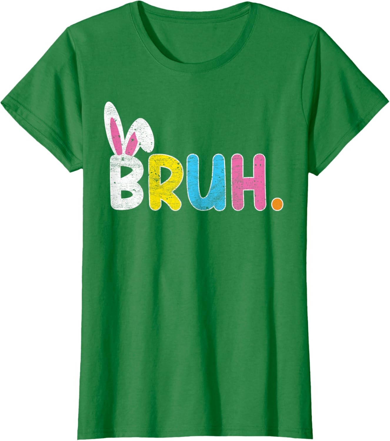 Bruh Meme Easter Day Funny Bunny Eggs Teens Boys Kids Men T-Shirt