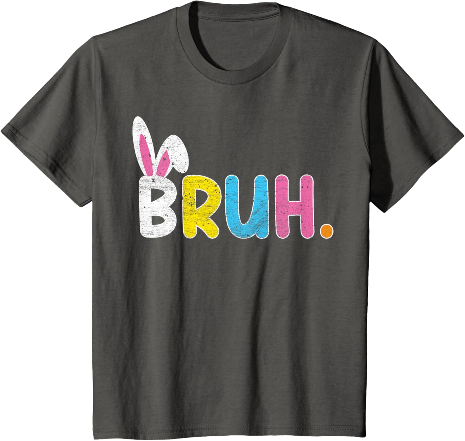 Bruh Meme Easter Day Funny Bunny Eggs Teens Boys Kids Men T-Shirt