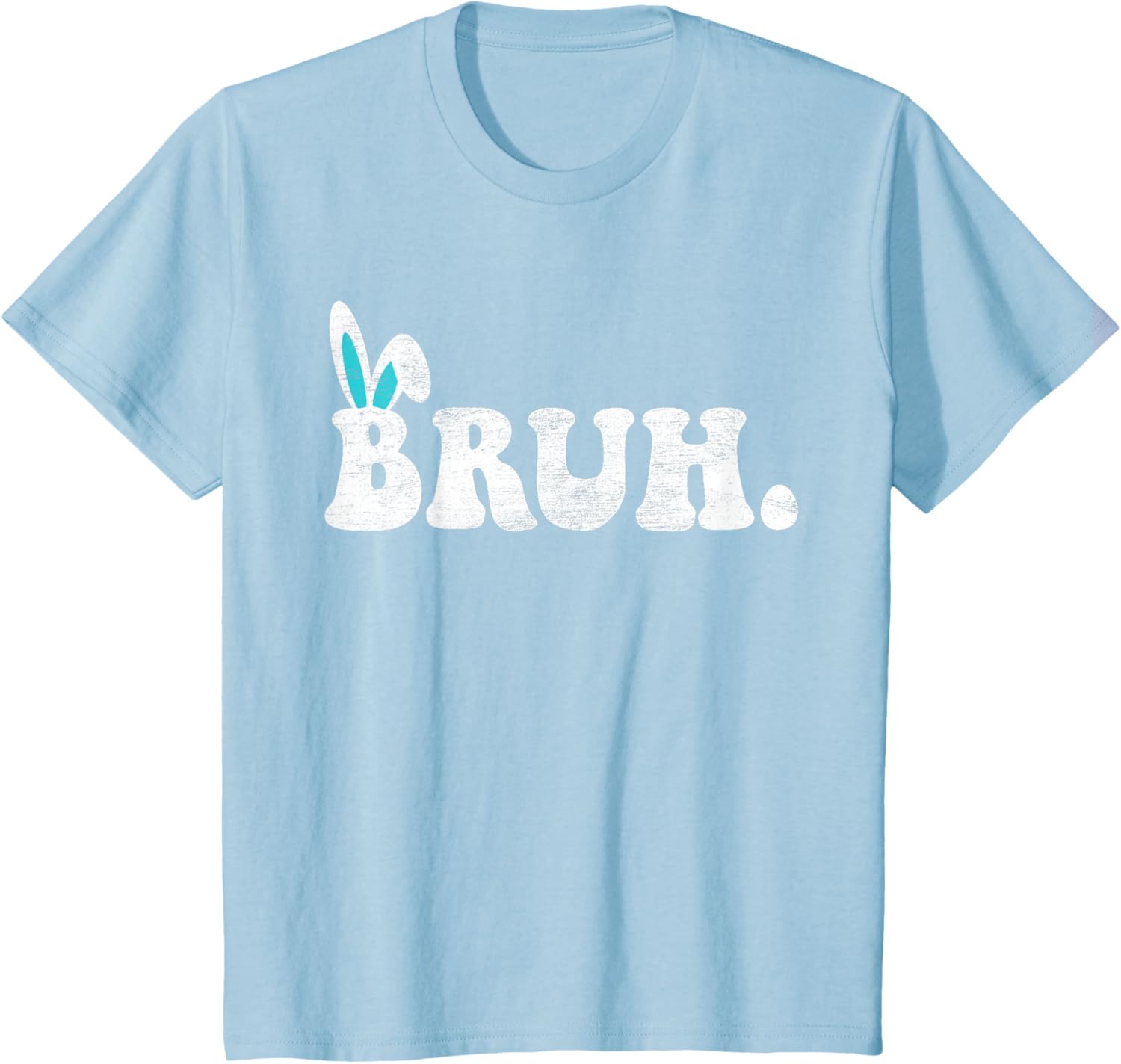 Bruh Meme Easter Day Funny Bunny Eggs Teens Boys Kids Men T-Shirt