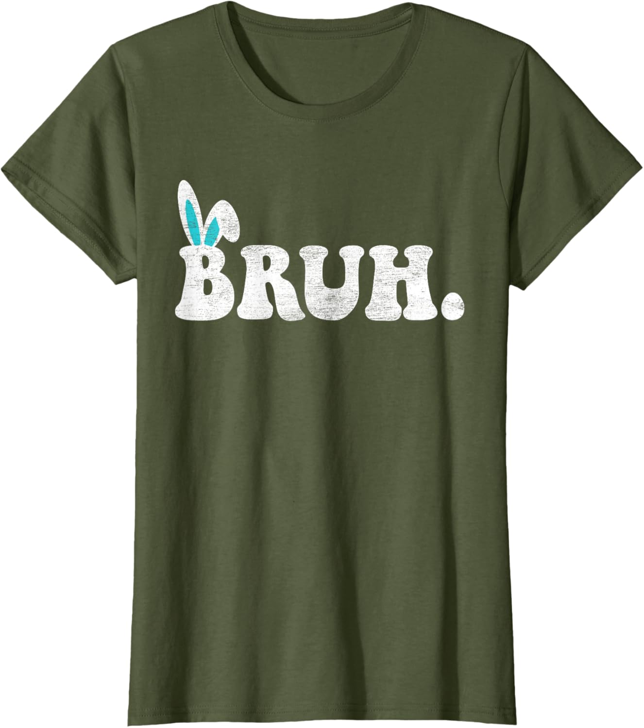 Bruh Meme Easter Day Funny Bunny Eggs Teens Boys Kids Men T-Shirt