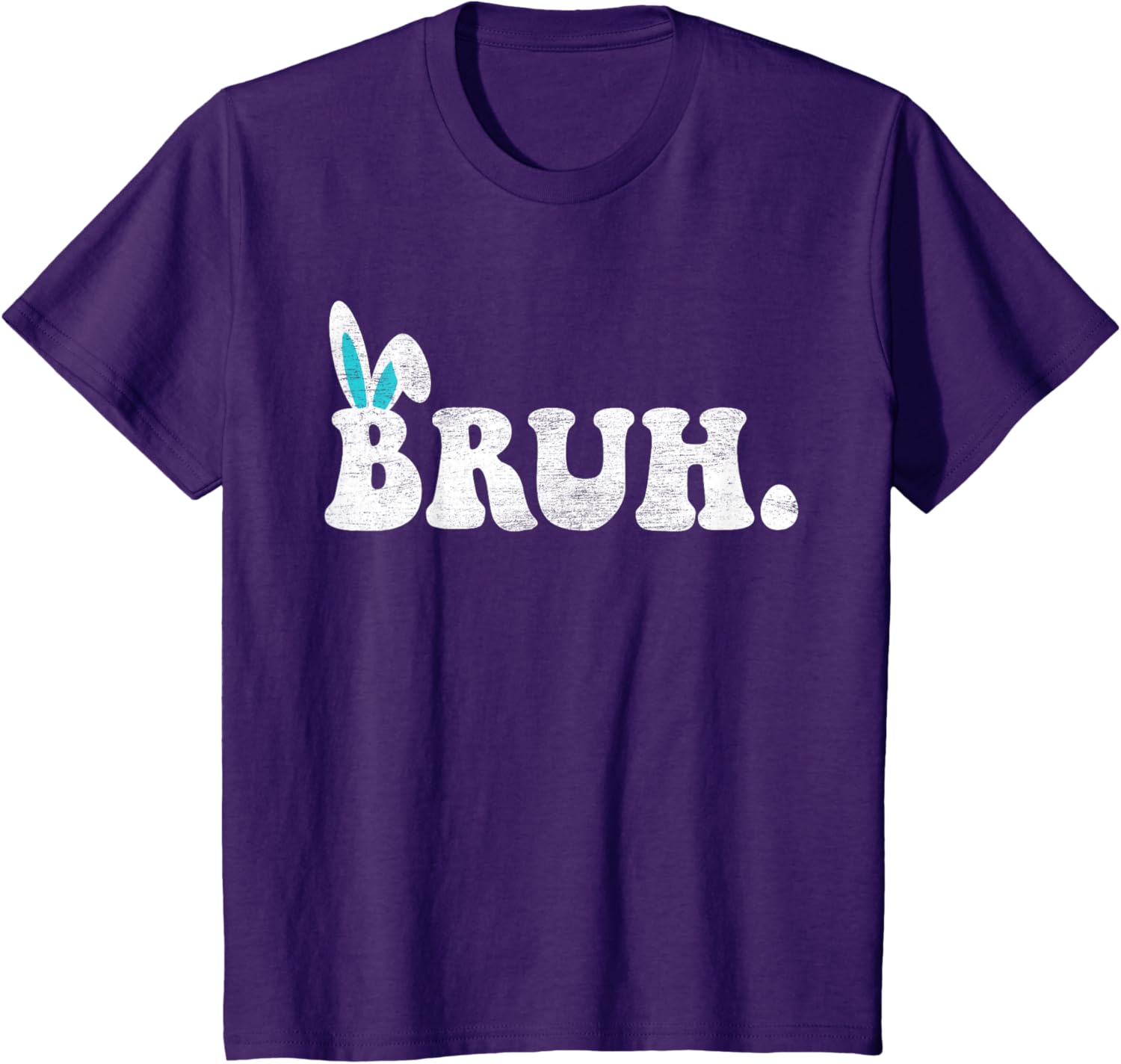 Bruh Meme Easter Day Funny Bunny Eggs Teens Boys Kids Men T-Shirt