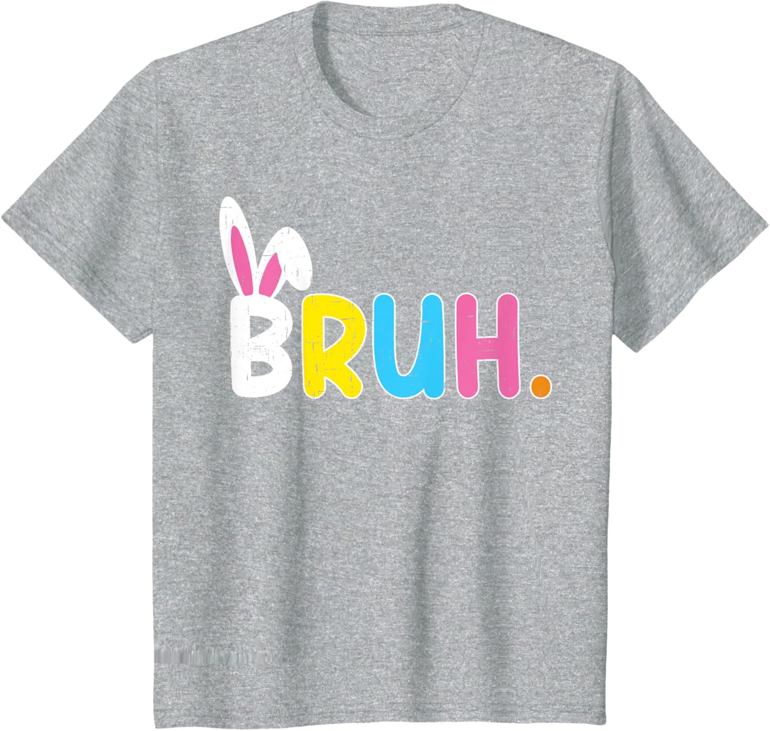 Bruh Meme Easter Day Funny Bunny Eggs Teens Boys Kids Men T-Shirt