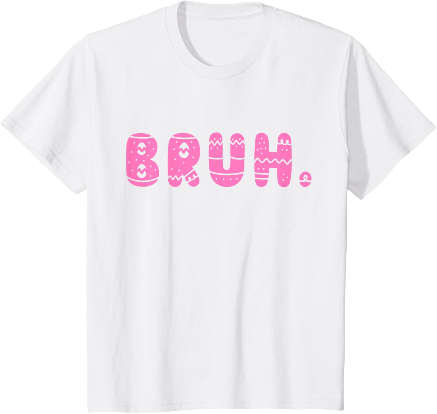 Bruh Meme Easter Day Funny Bunny Eggs Teens Boys Kids Men T-Shirt