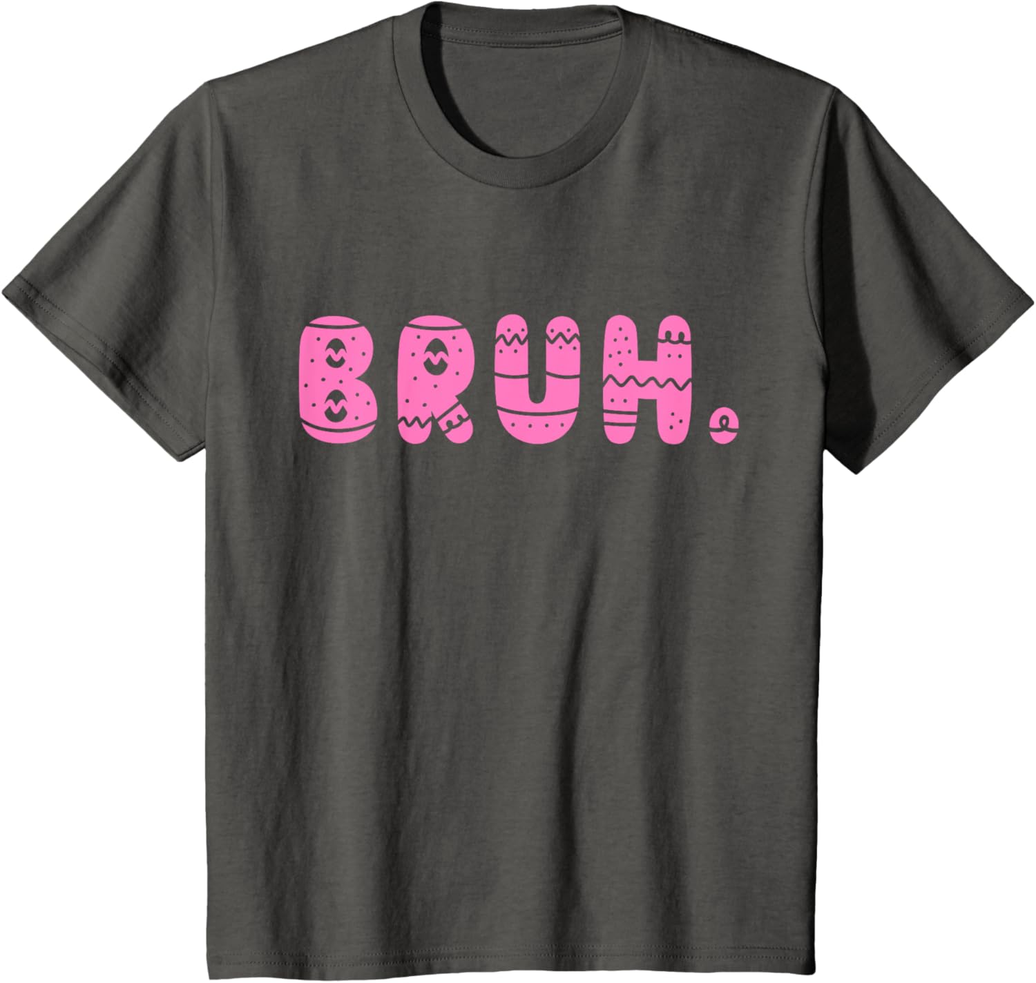 Bruh Meme Easter Day Funny Bunny Eggs Teens Boys Kids Men T-Shirt