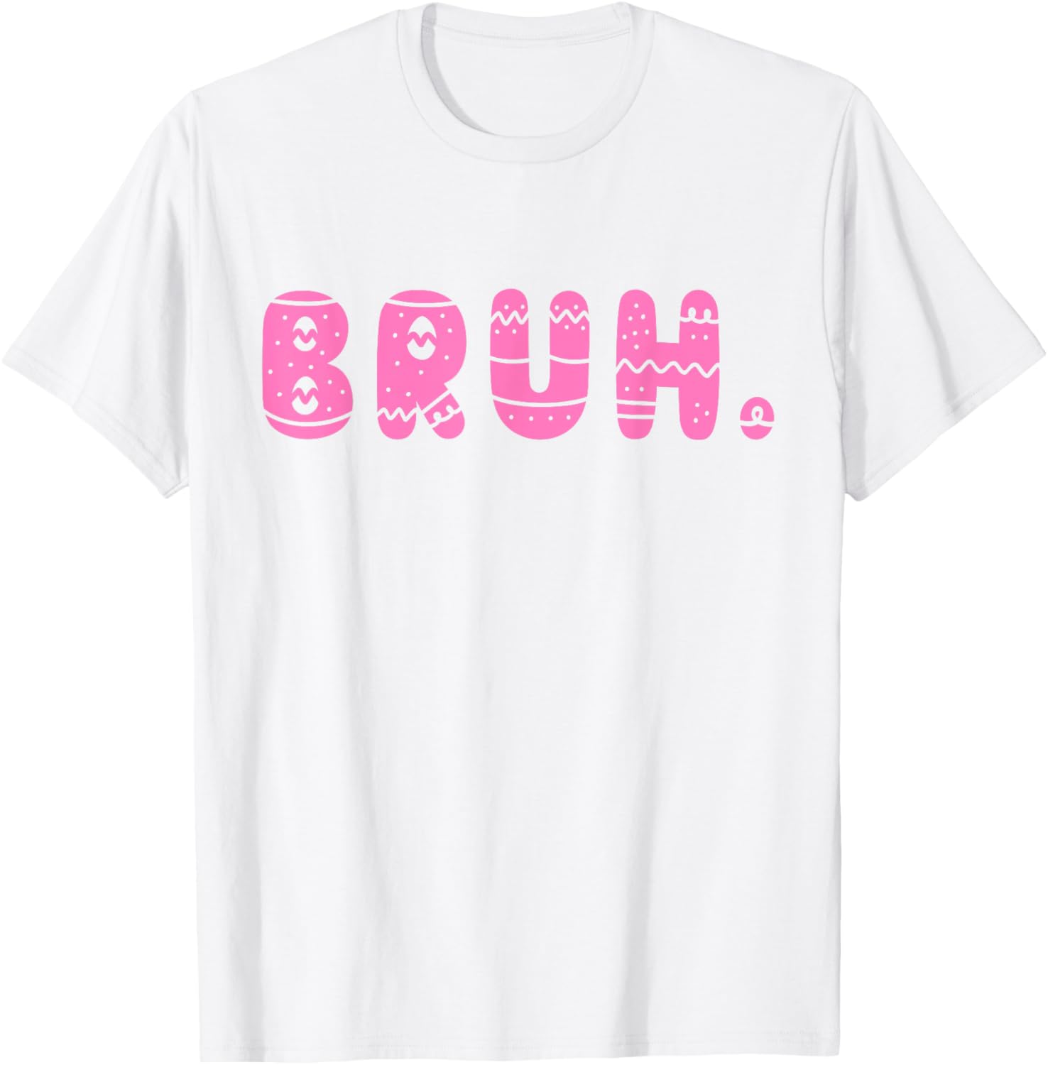 Bruh Meme Easter Day Funny Bunny Eggs Teens Boys Kids Men T-Shirt