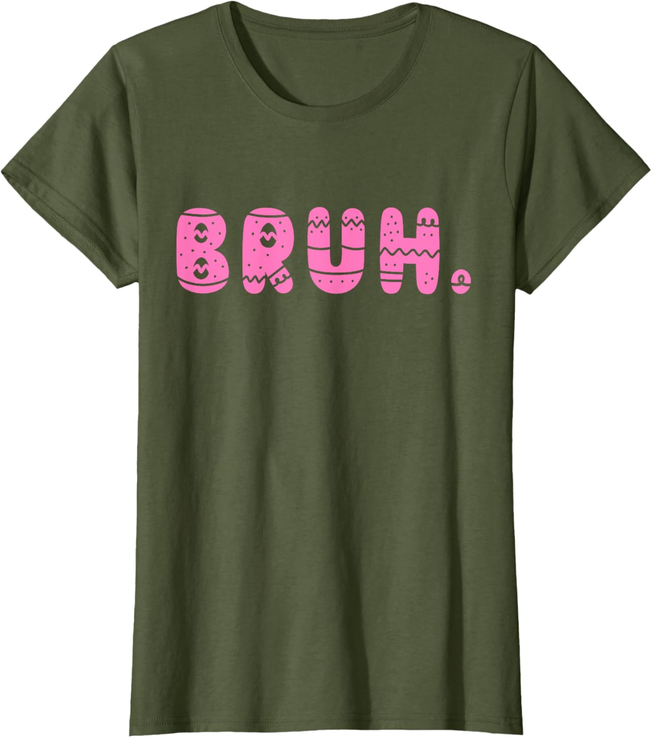 Bruh Meme Easter Day Funny Bunny Eggs Teens Boys Kids Men T-Shirt