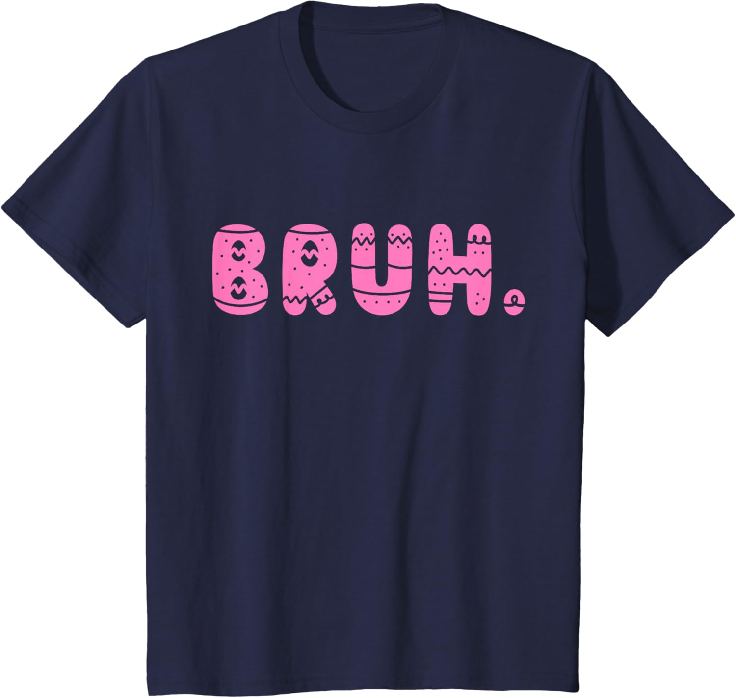 Bruh Meme Easter Day Funny Bunny Eggs Teens Boys Kids Men T-Shirt