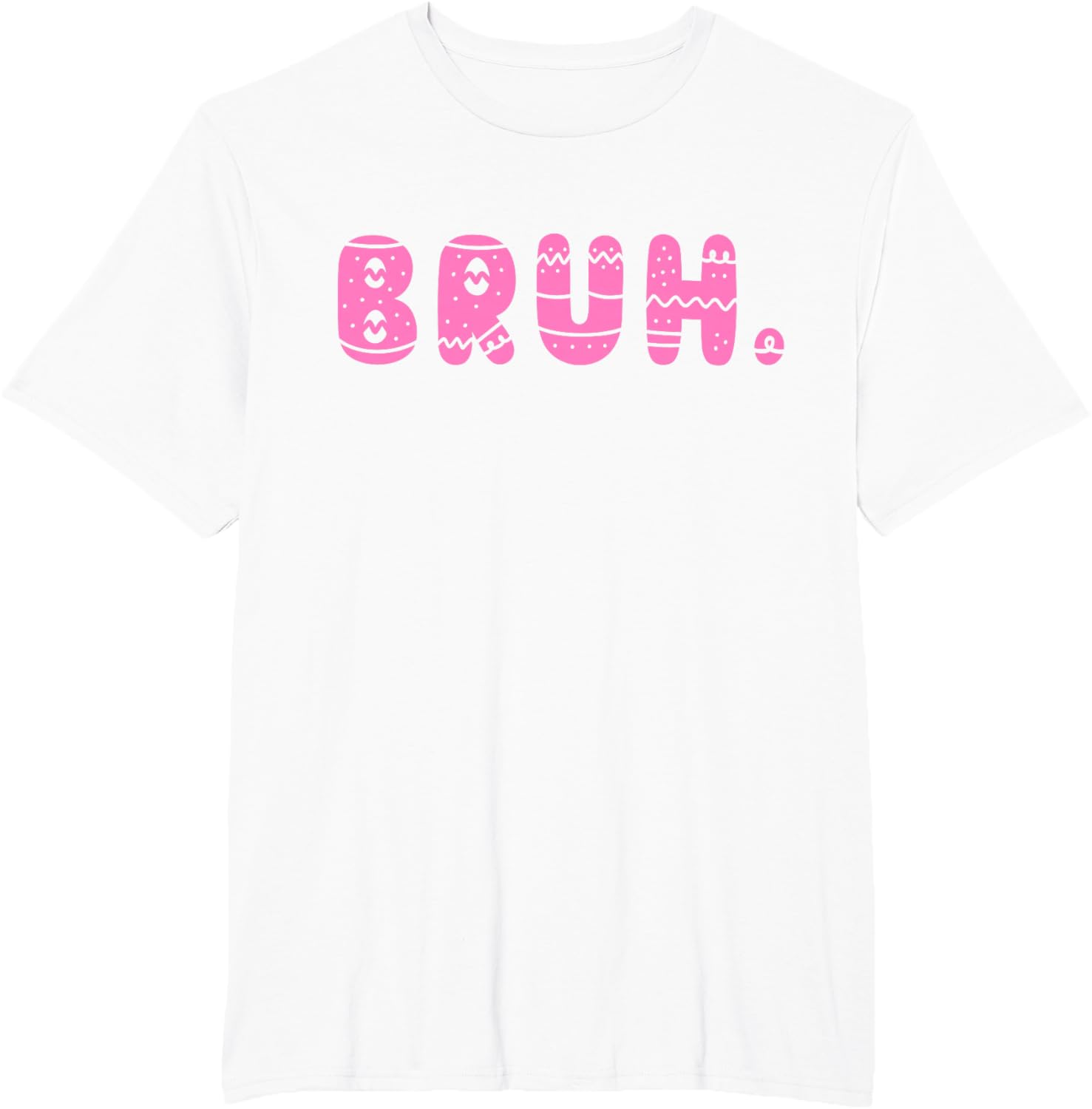 Bruh Meme Easter Day Funny Bunny Eggs Teens Boys Kids Men T-Shirt