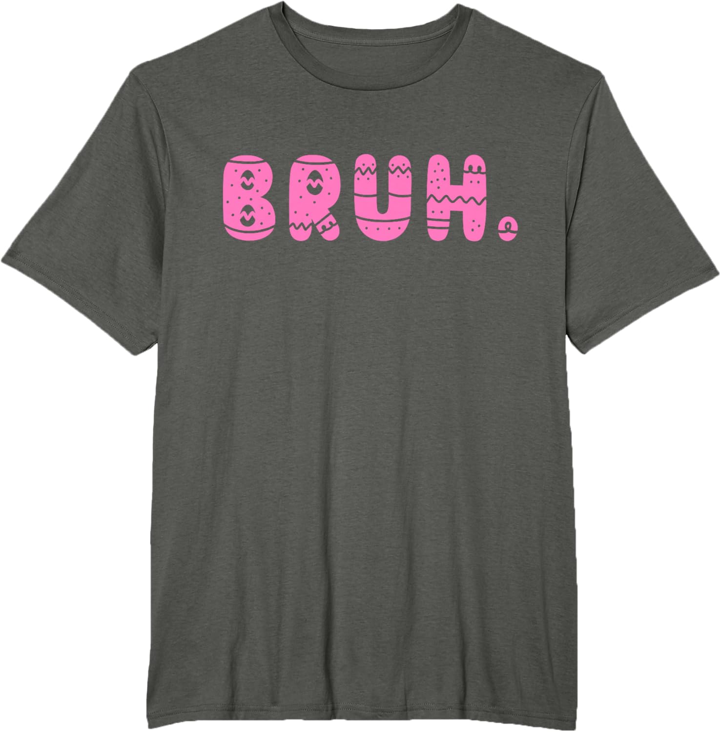 Bruh Meme Easter Day Funny Bunny Eggs Teens Boys Kids Men T-Shirt