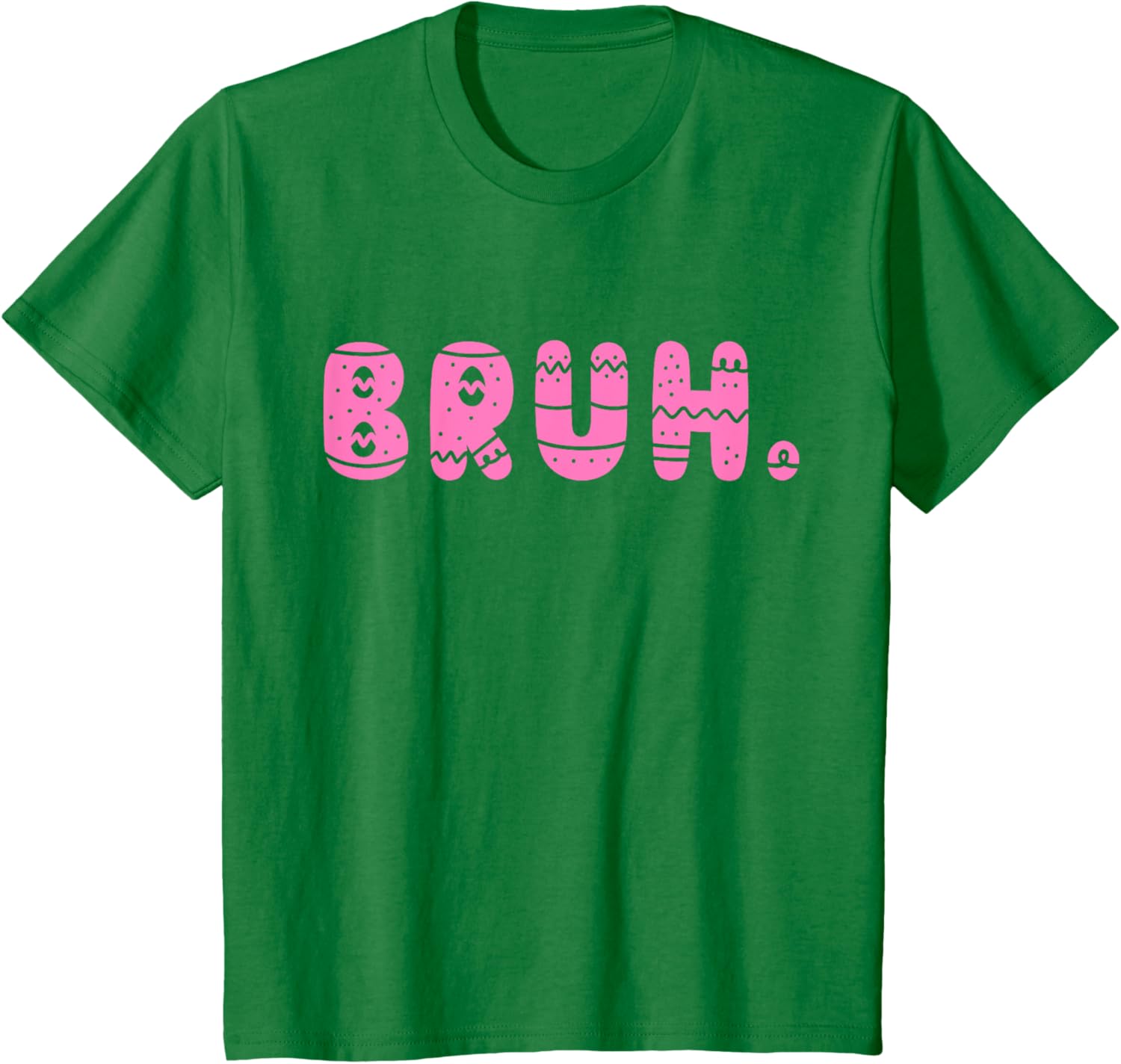 Bruh Meme Easter Day Funny Bunny Eggs Teens Boys Kids Men T-Shirt