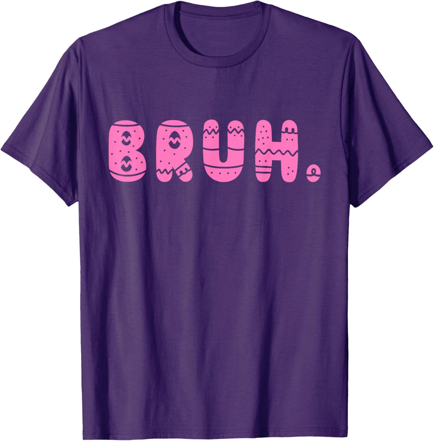 Bruh Meme Easter Day Funny Bunny Eggs Teens Boys Kids Men T-Shirt