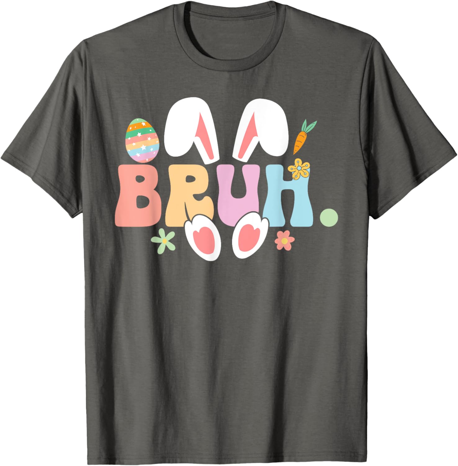 Bruh Meme Funny Saying Bro Greeting Teens Boys Easter Day T-Shirt