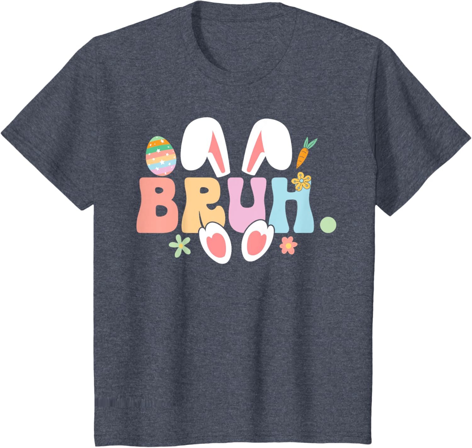 Bruh Meme Funny Saying Bro Greeting Teens Boys Easter Day T-Shirt