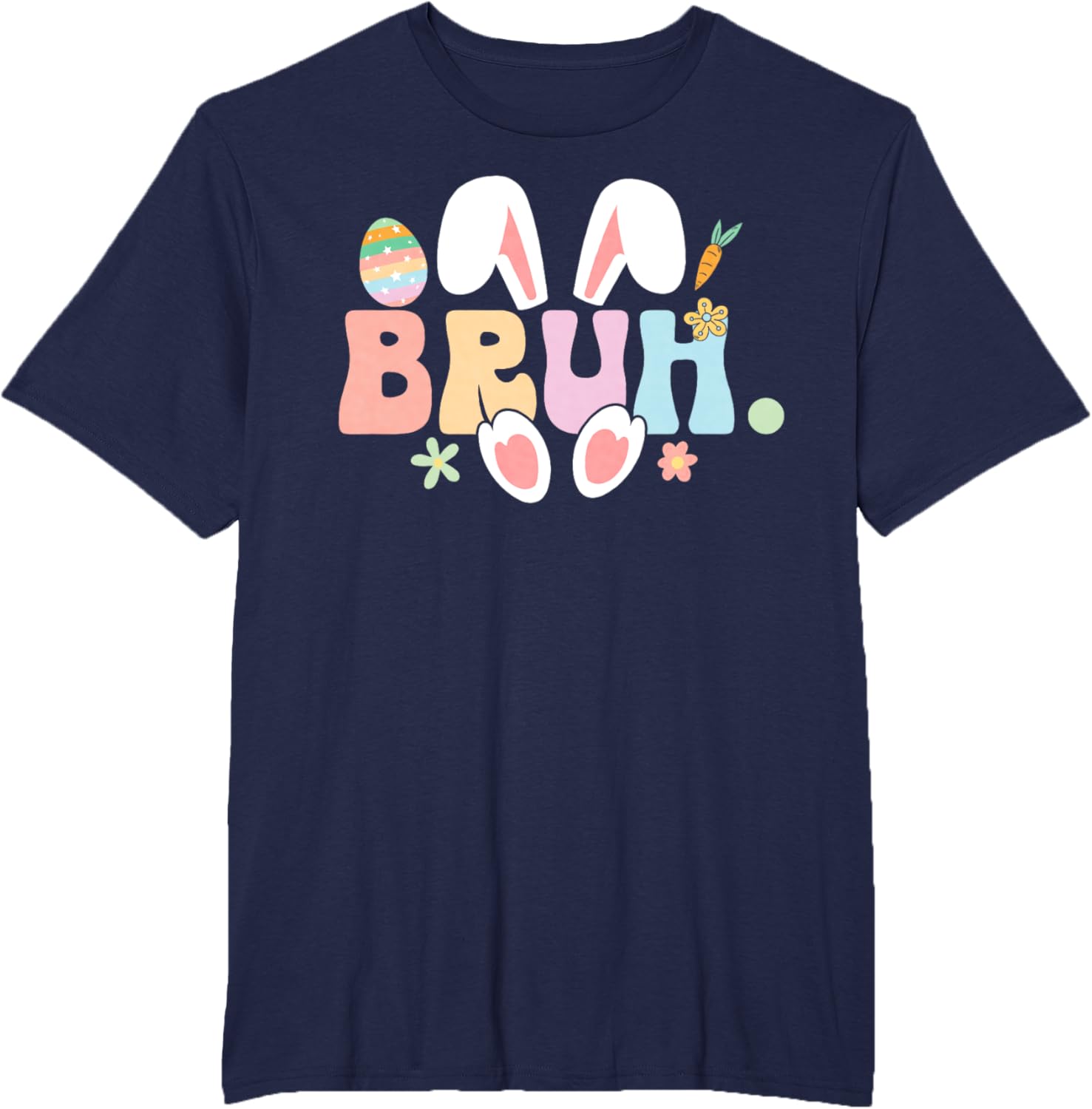 Bruh Meme Funny Saying Bro Greeting Teens Boys Easter Day T-Shirt