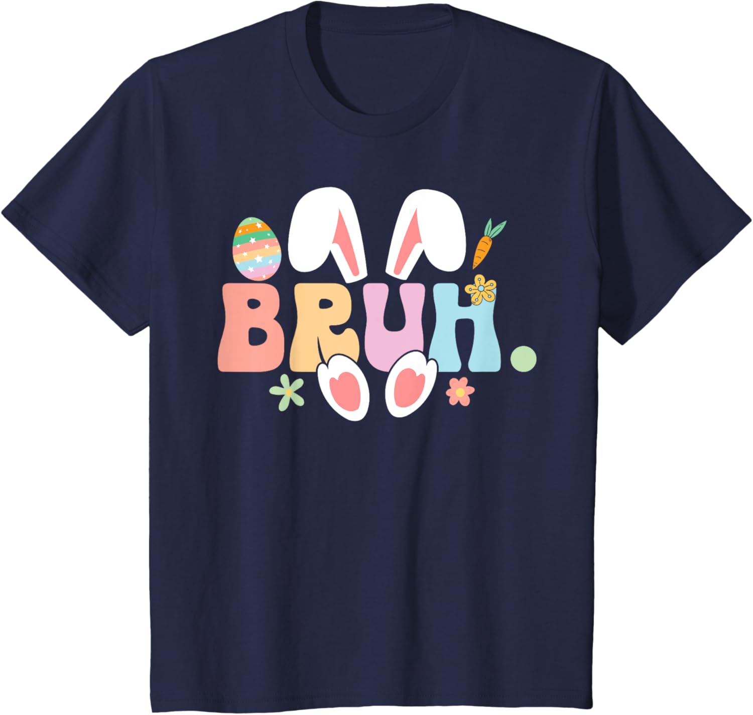 Bruh Meme Funny Saying Bro Greeting Teens Boys Easter Day T-Shirt