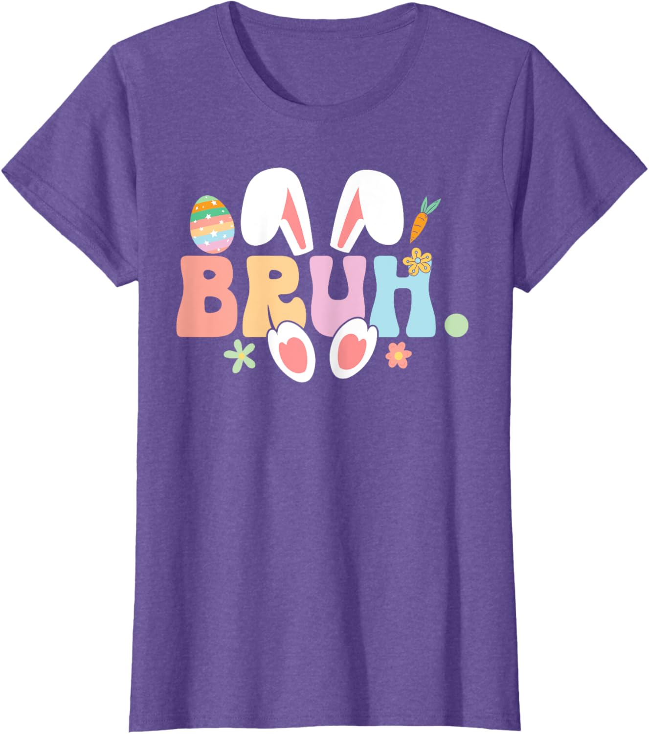 Bruh Meme Funny Saying Bro Greeting Teens Boys Easter Day T-Shirt