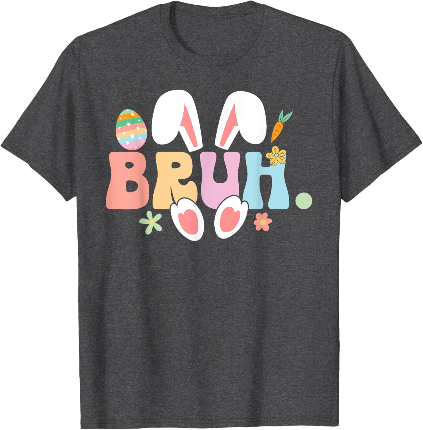 Bruh Meme Funny Saying Bro Greeting Teens Boys Easter Day T-Shirt