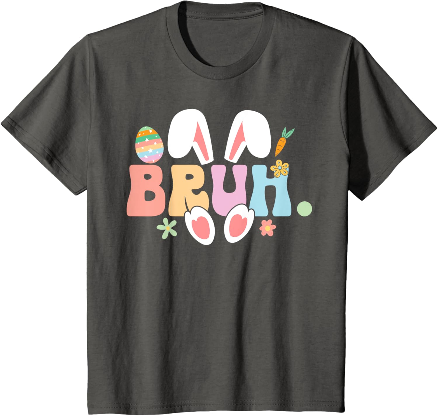 Bruh Meme Funny Saying Bro Greeting Teens Boys Easter Day T-Shirt